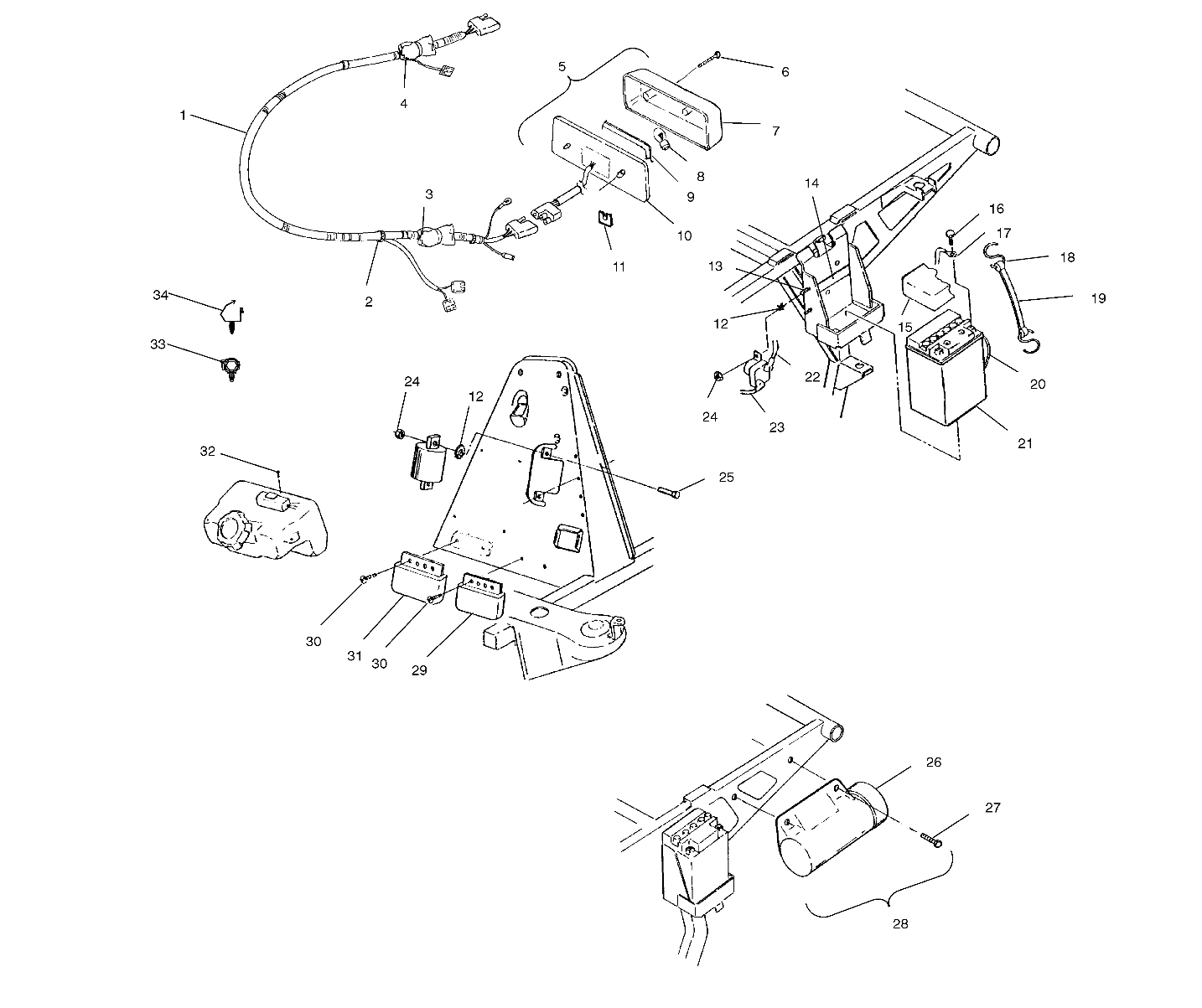 Foto diagrama Polaris que contem a peça 2460789