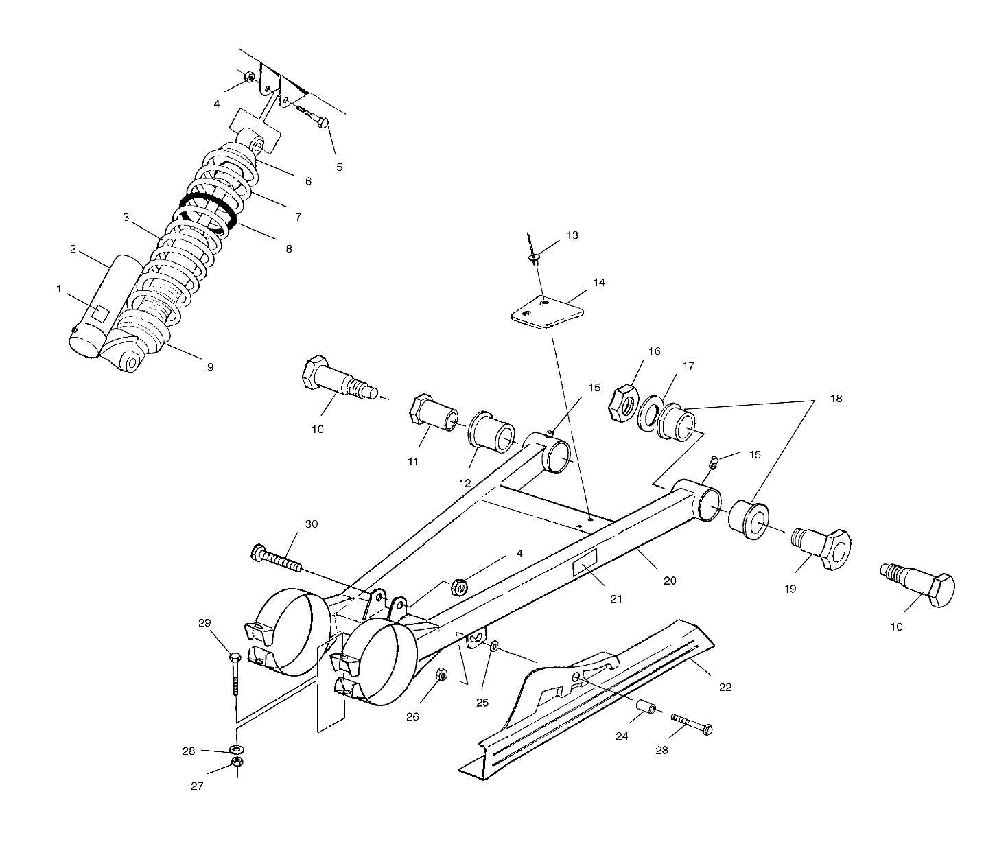 Part Number : 1541397 SWING ARM LNG TRVL 16.85