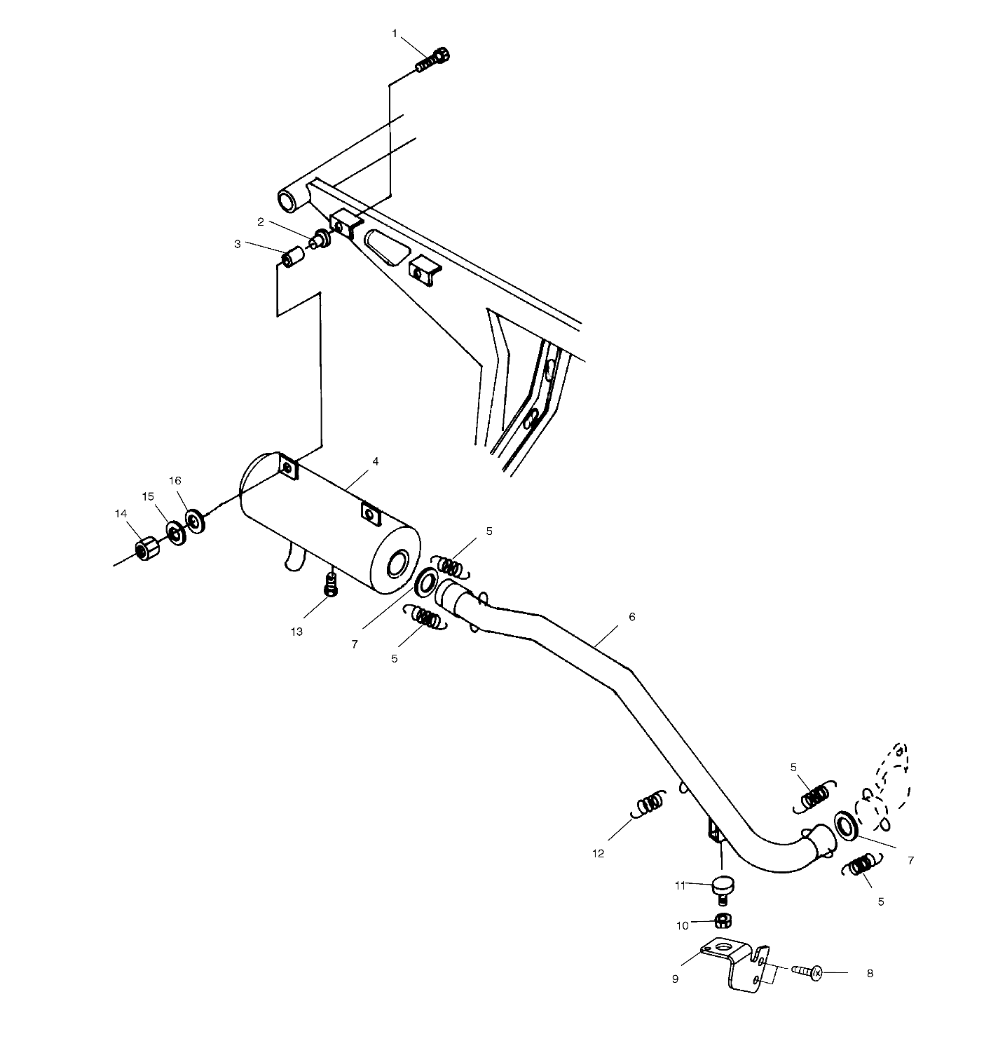 Part Number : 1261005-029 WELD-EXHAUST PIPE BLK