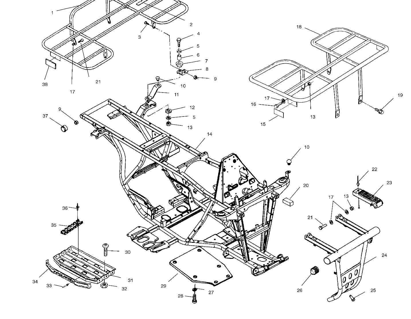 Part Number : 1012876-067 RACK REAR