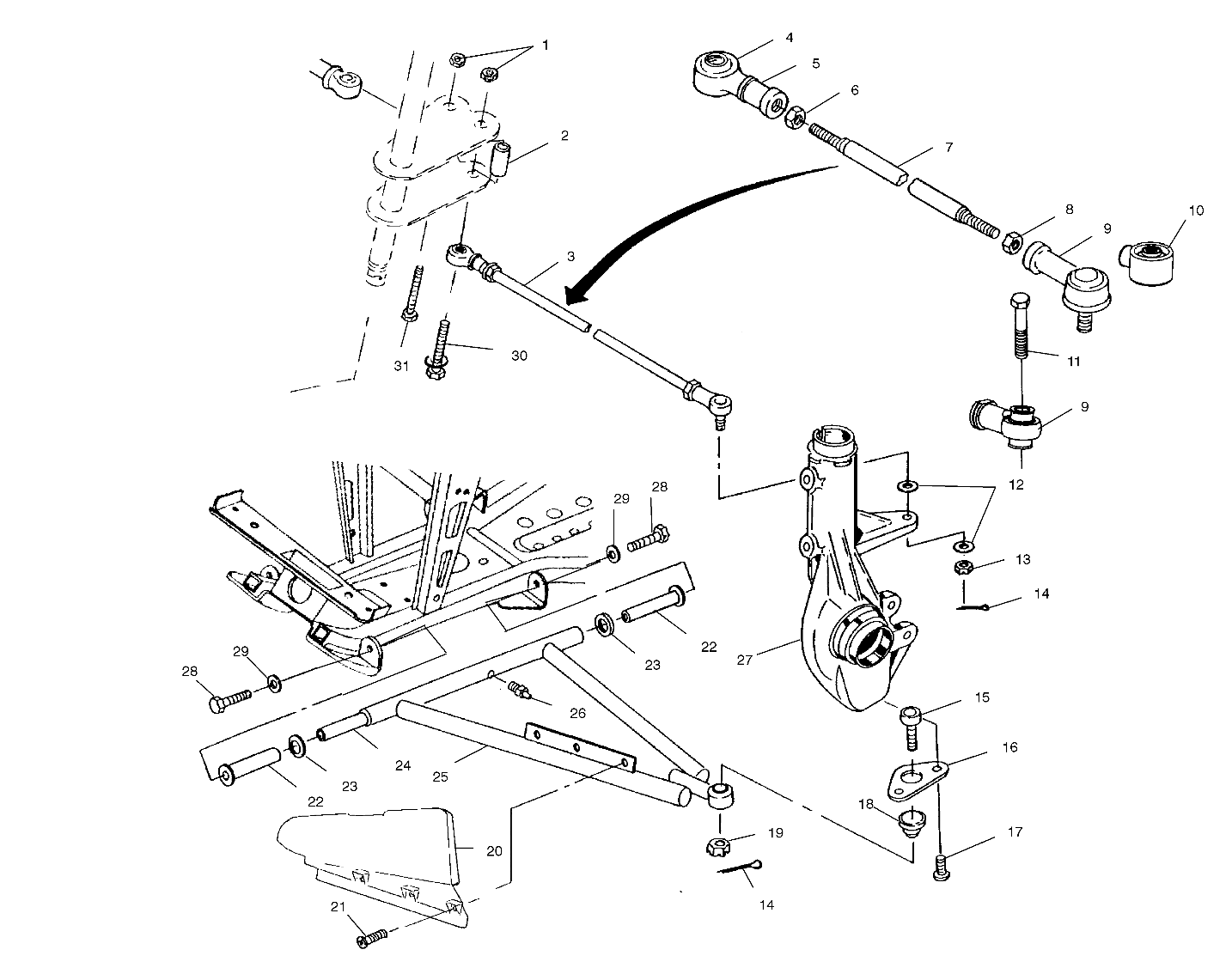 Part Number : 1820805 TIE ROD 1/2-20X13.4 ASM.