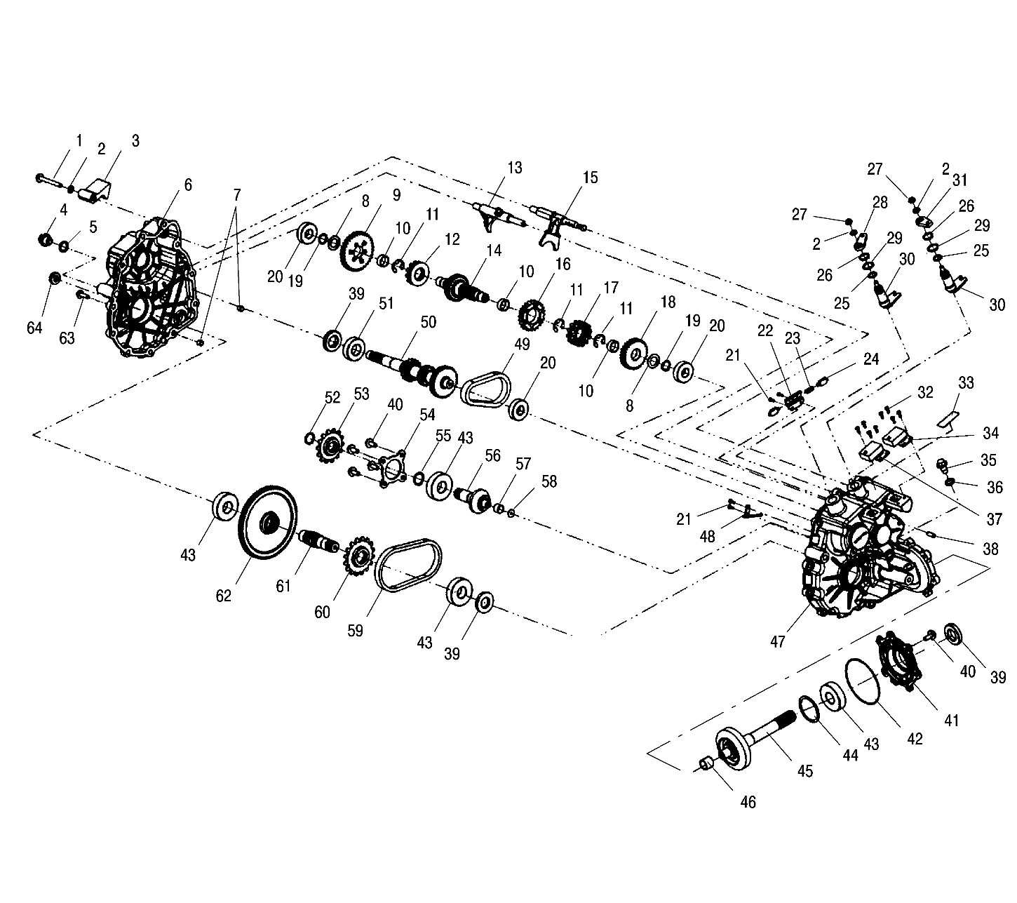Part Number : 3233736 SHAFT REVERSE 31T