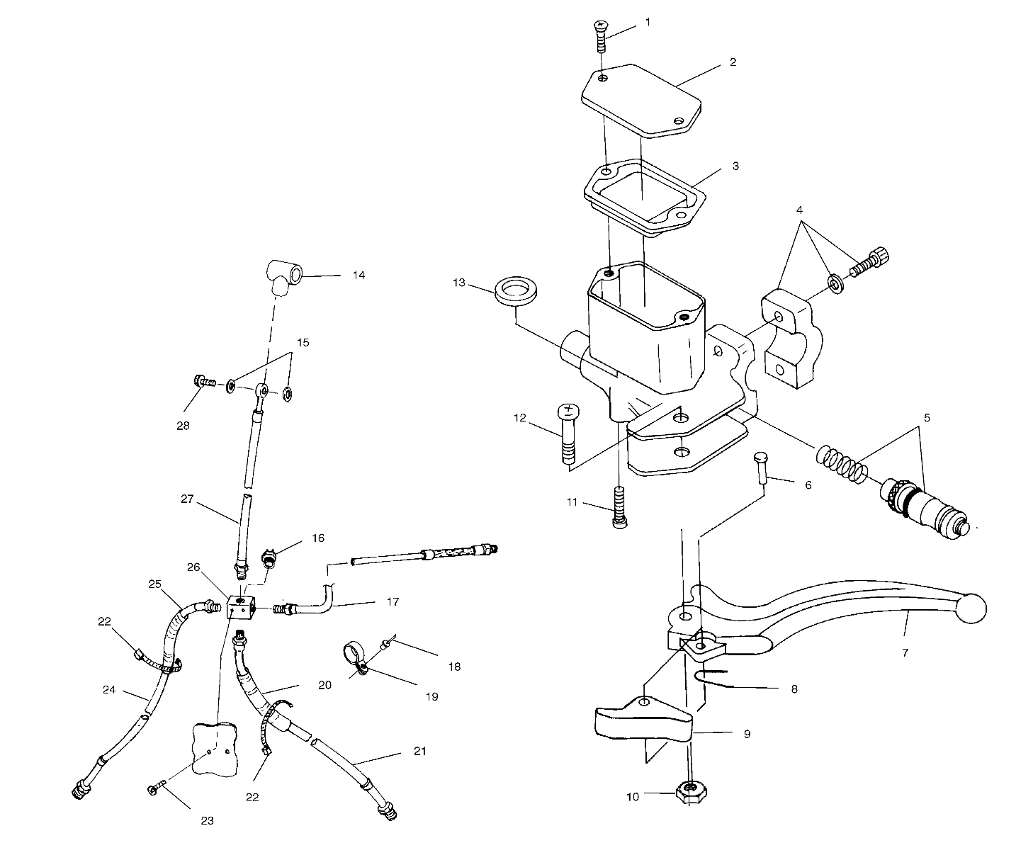 Foto diagrama Polaris que contem a peça 7052194