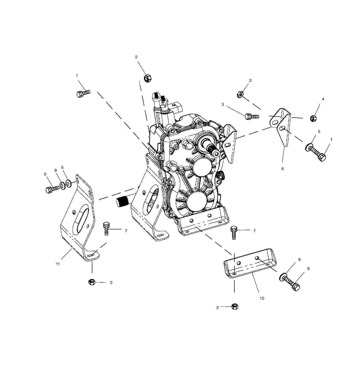 Part Number : 1013134-067 ENGINE MOUNT  REAR  MEDIUM GLO