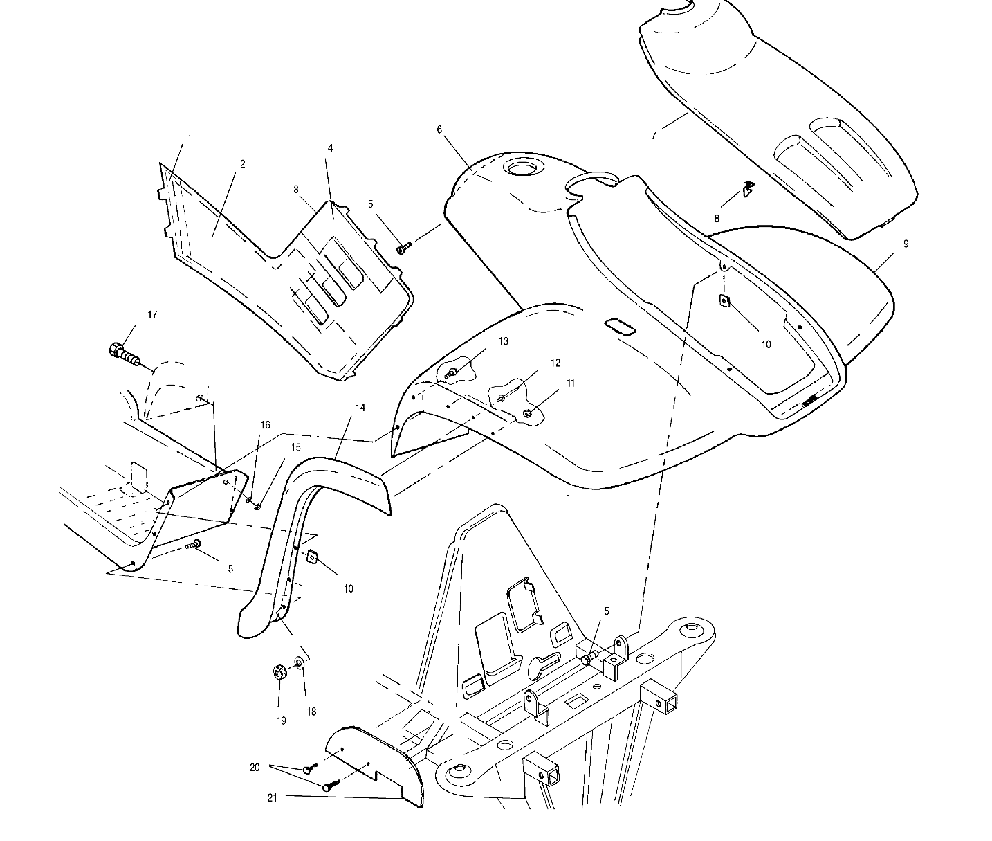 Part Number : 2632147-282 PANEL/FOIL/FOAM RH D DUNE