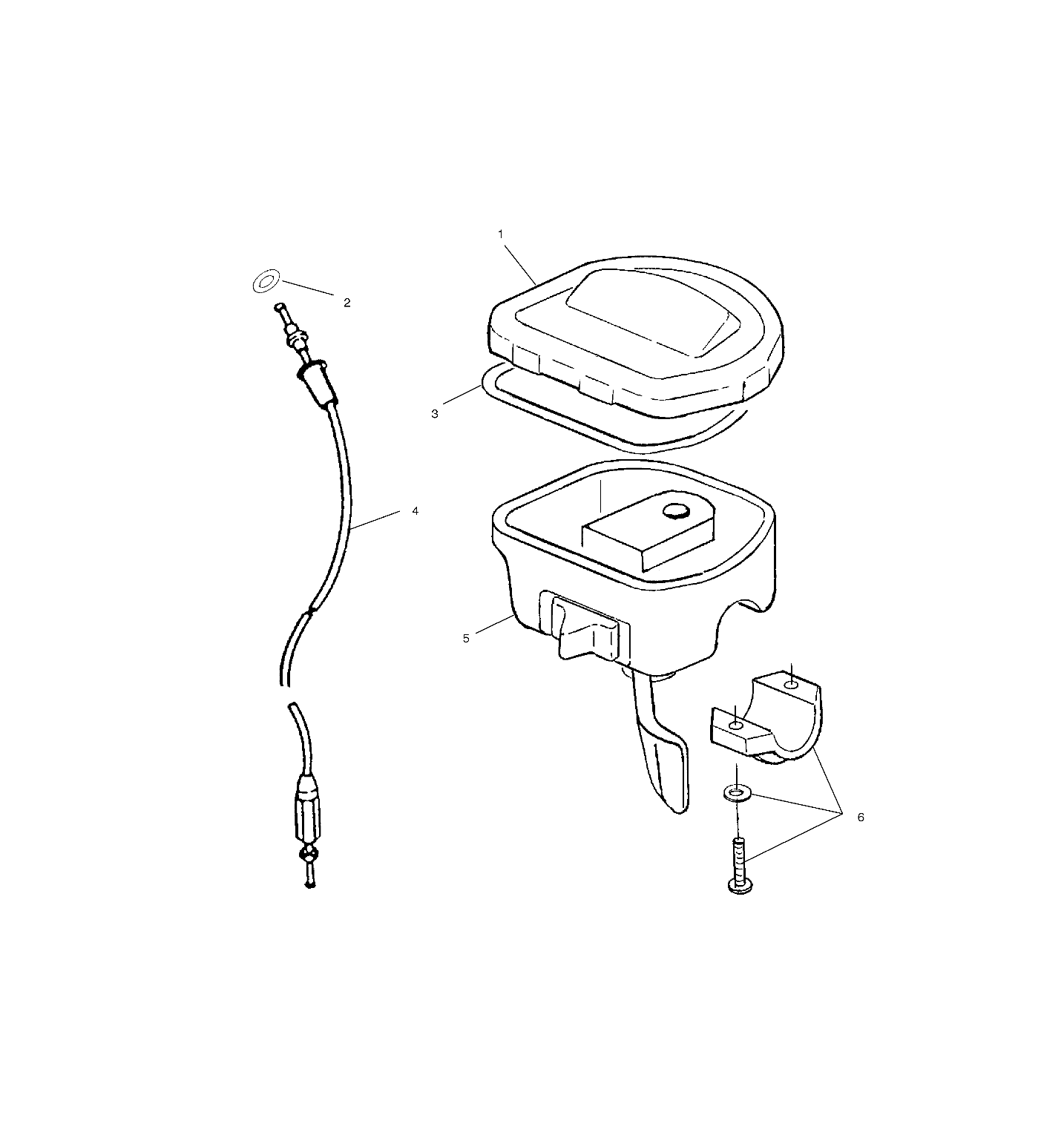 Part Number : 7080857 CABLE-THROTTLE SNAP-IN 1000MM