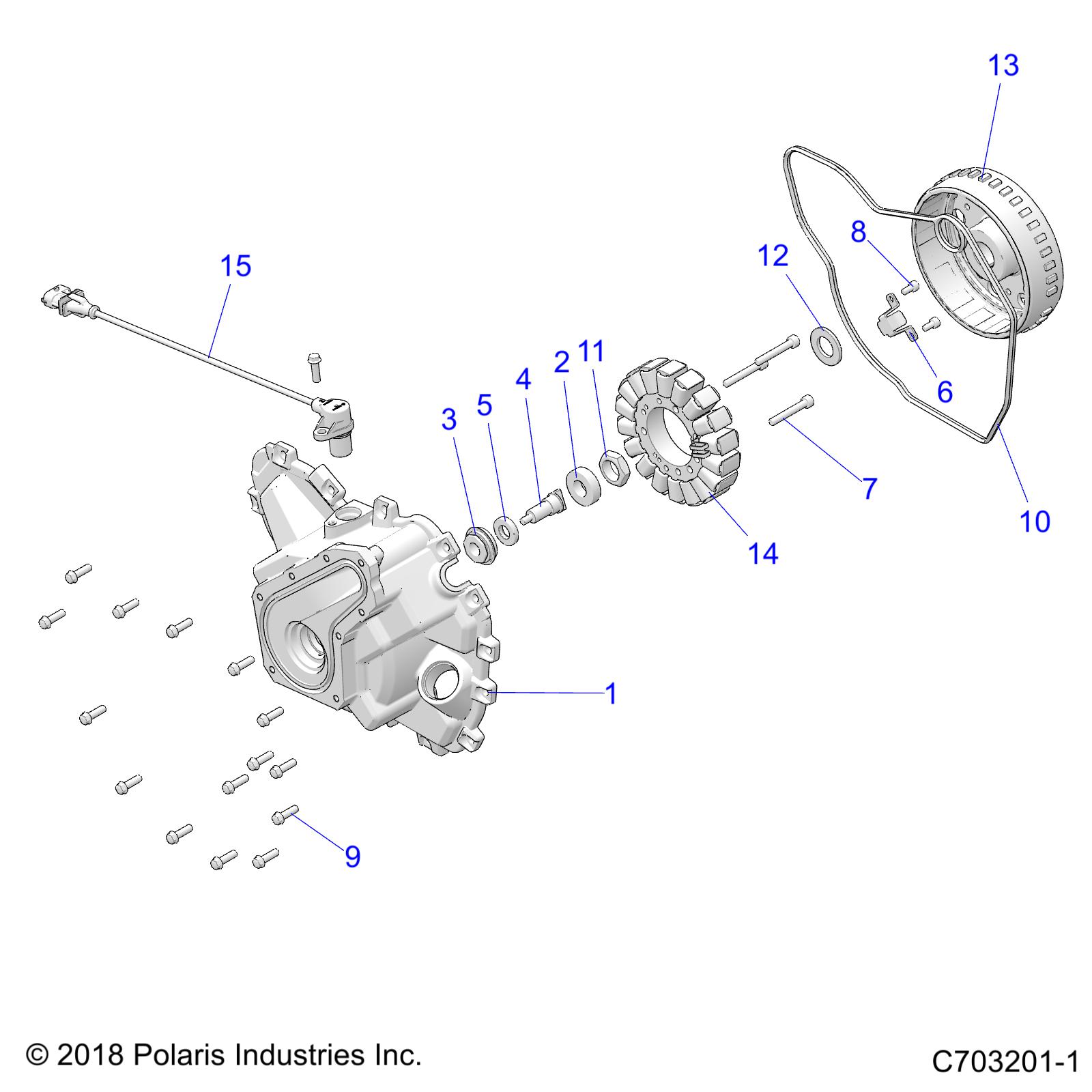 Part Number : 2411719 CRANK POSITION SENSOR