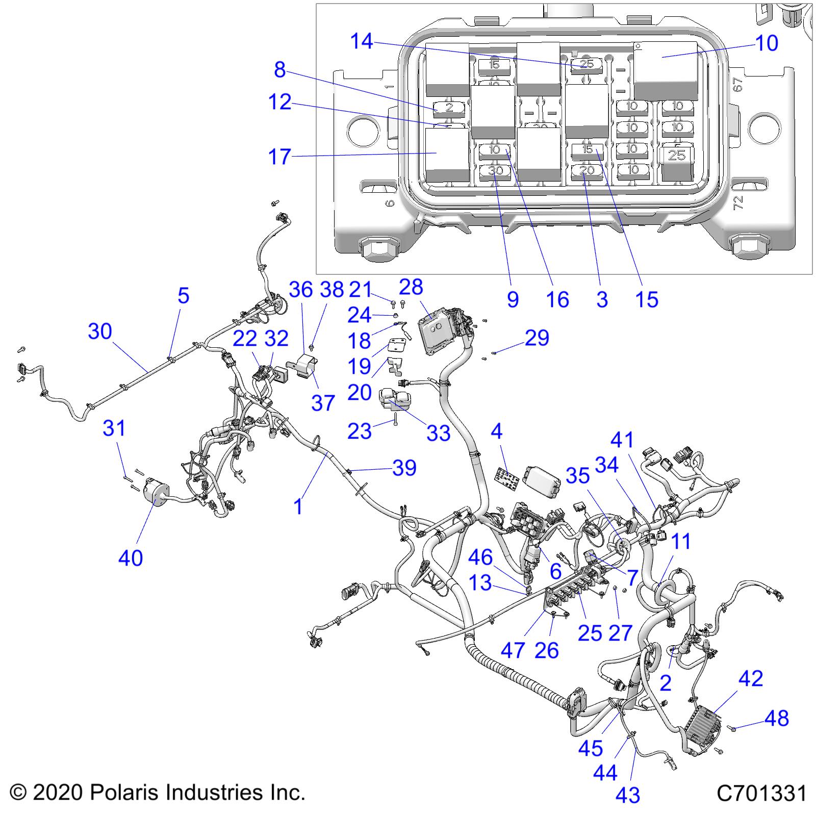 Part Number : 4012421 FUSE-ATC 40 AMP