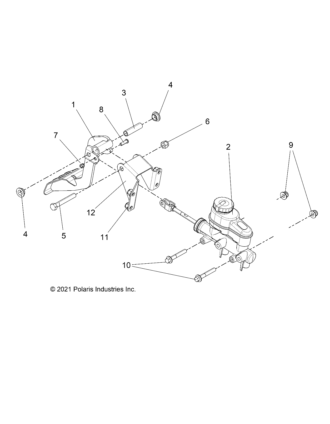 Part Number : 1020198-458 WELD-BRAKE PEDAL BLK