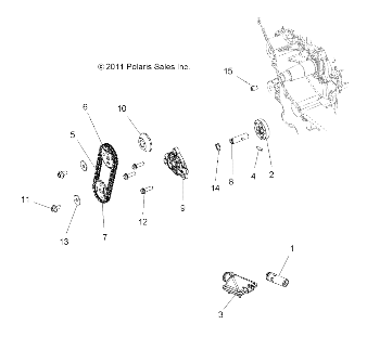 Part Number : 5138077 OIL PUMP SHAFT