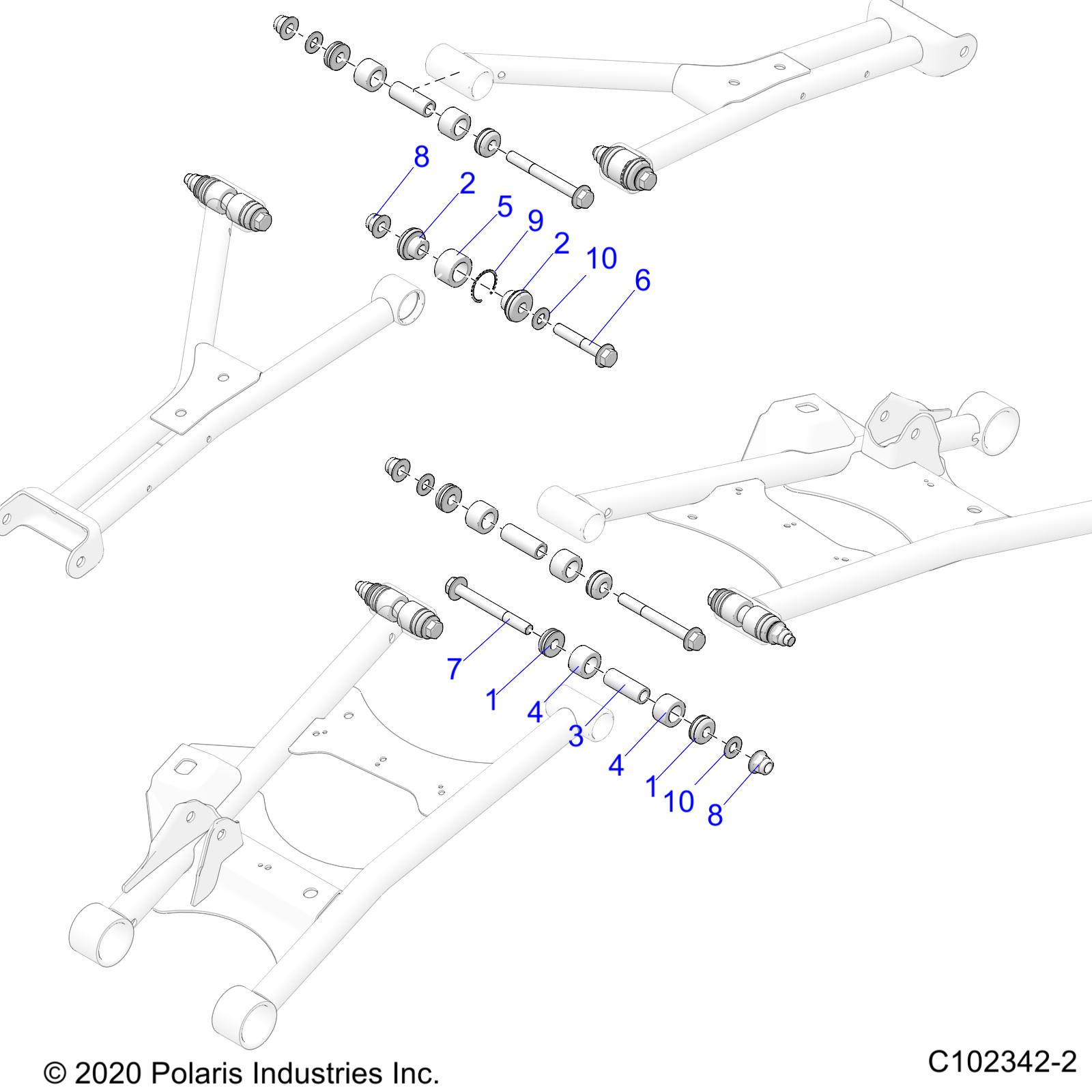 Part Number : 1543922 PIVOT CAP ASSEMBLY  SEALED  10