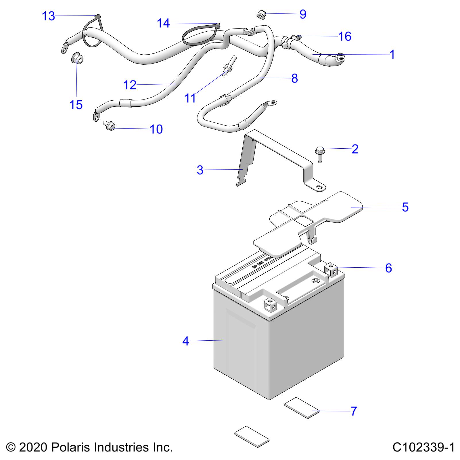 Part Number : 4018146 CABLE-BATTERY/SOLENOID