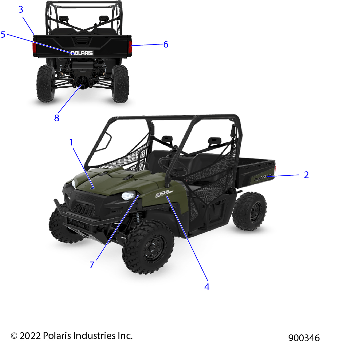 Foto diagrama Polaris que contem a peça 7178917