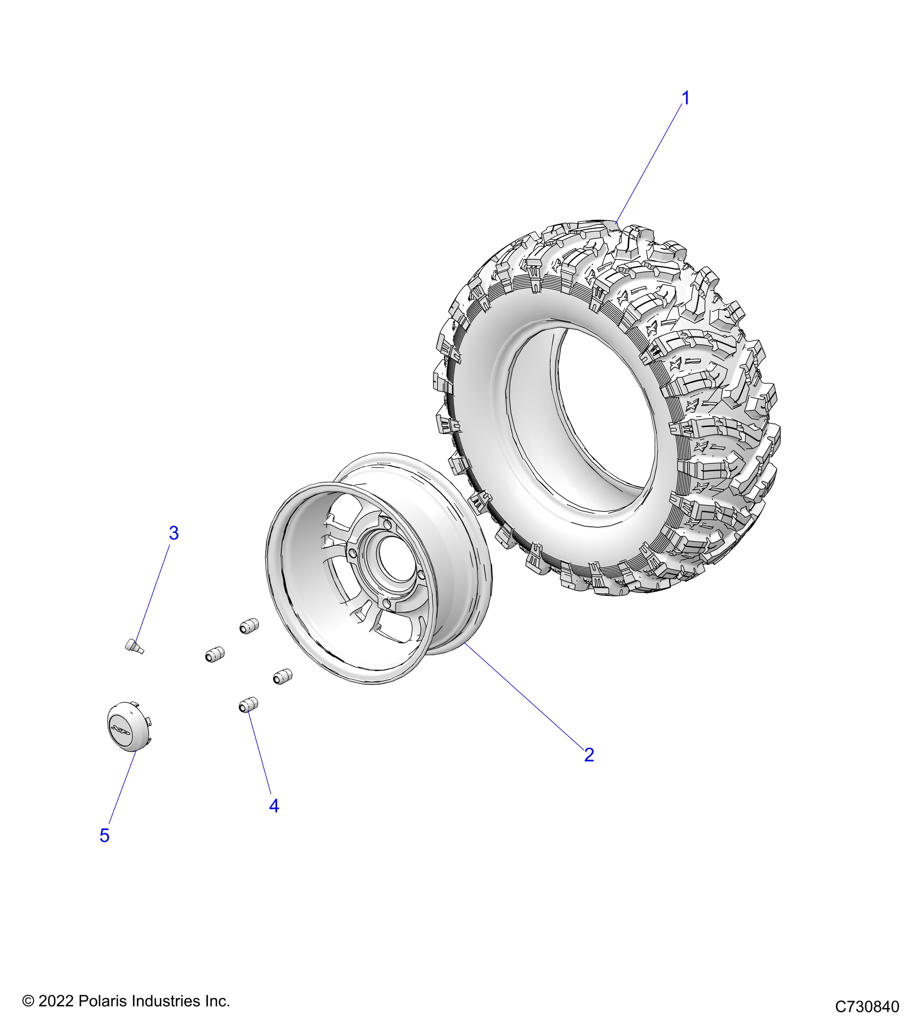 Part Number : 1525249-458 WHEEL-14X6 ET 26.2 MCC