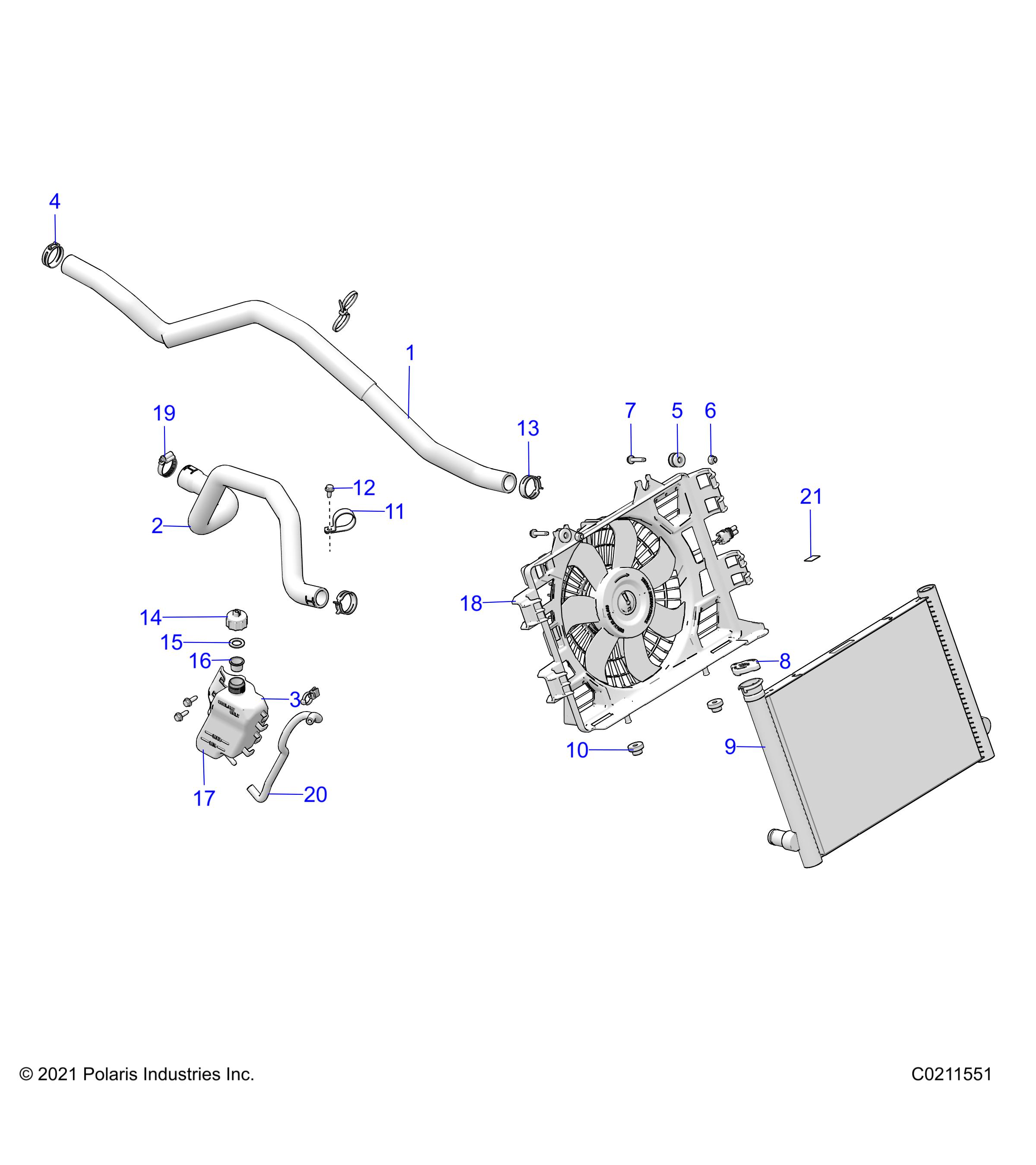 Part Number : 1240406 BOTTLE ASSEMBLY  COOLANT RECOV