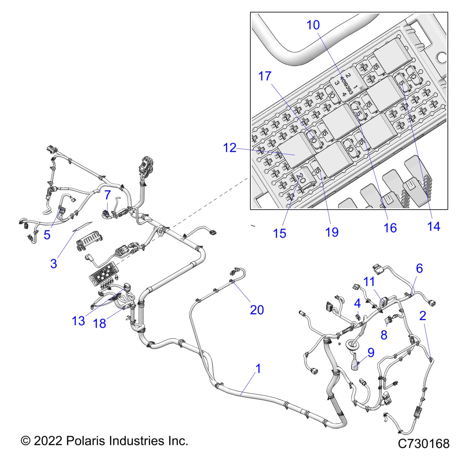 Part Number : 2415700 HARN-CHASSIS 570 STD CREW