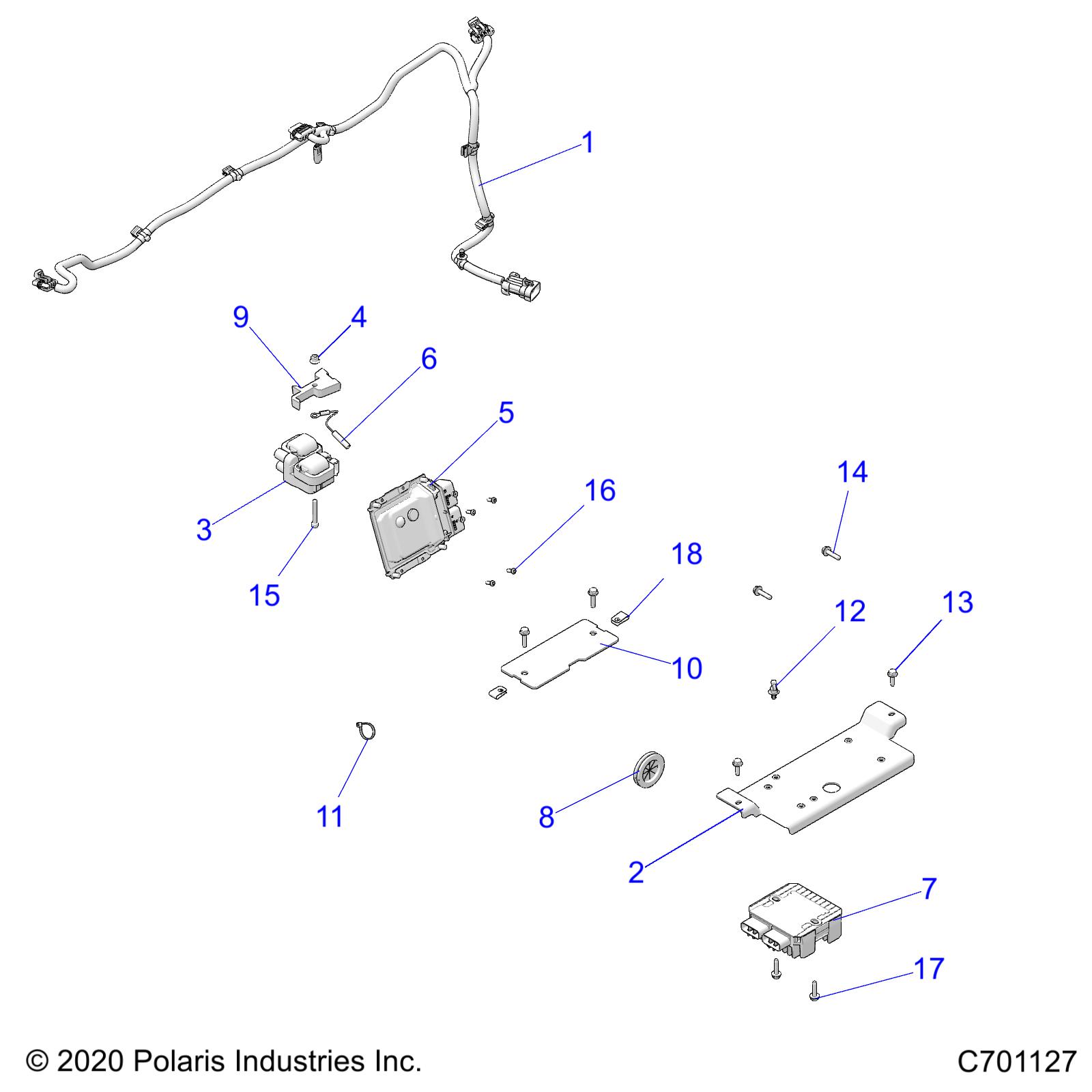 Part Number : 5264572-329 REGULATOR MOUNT BRACKET  BLACK