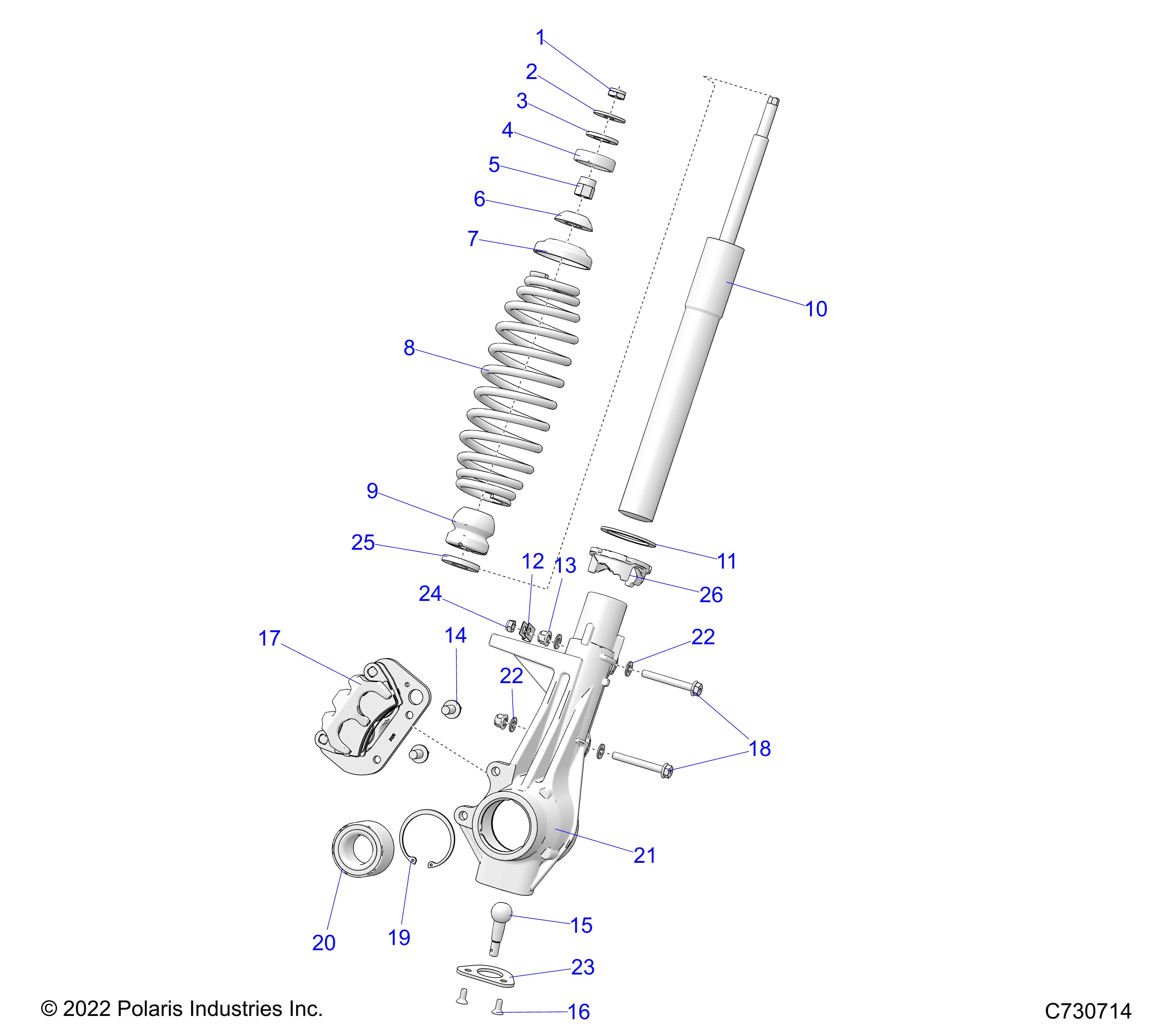 Part Number : 7061158 GREASELESS STRUT BALL JOINT