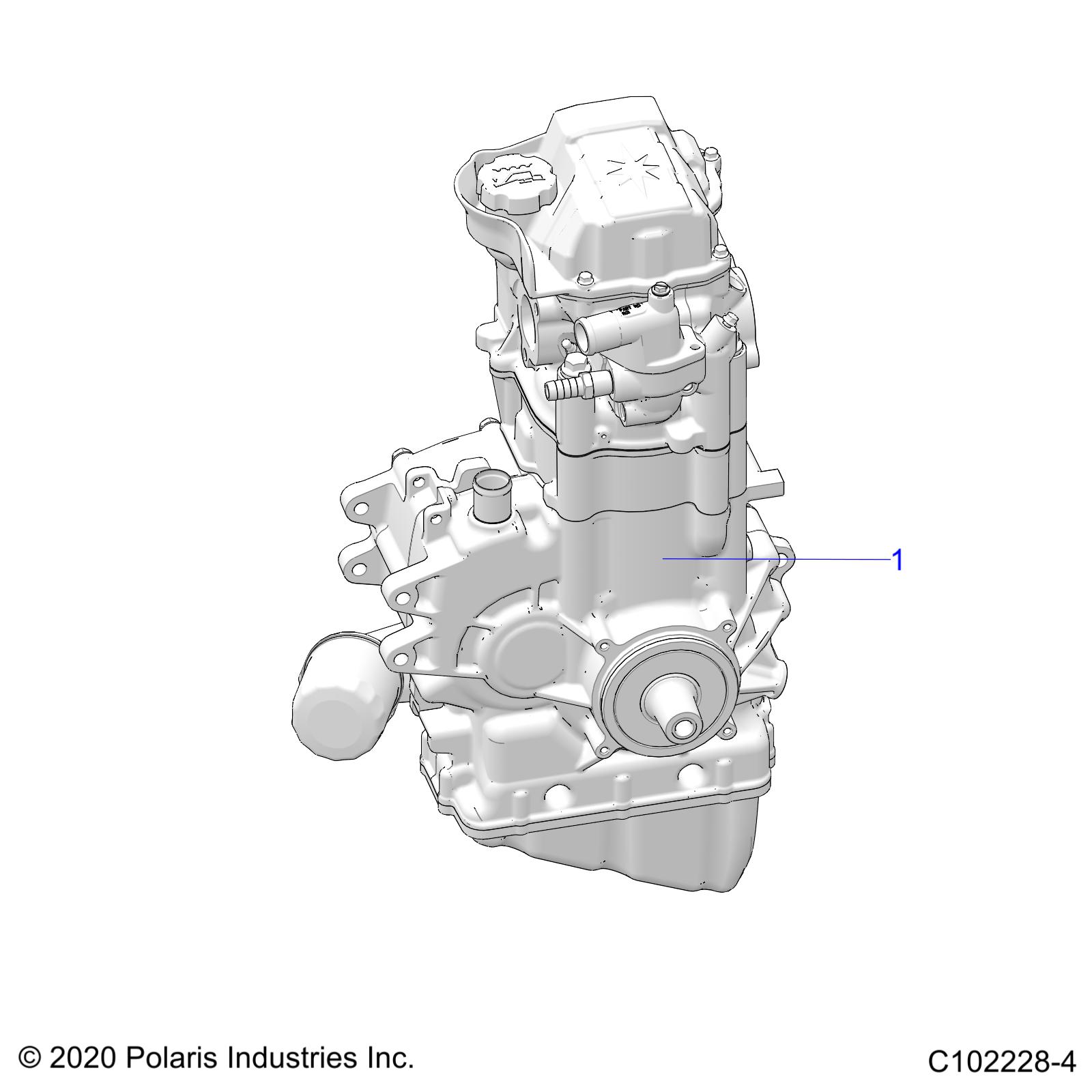 Part Number : 2208755 K-LONG BLOCK ATV 500