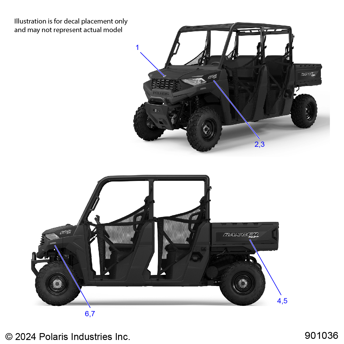 Part Number : 7199973 DECAL-BOXSIDERGR SPLH