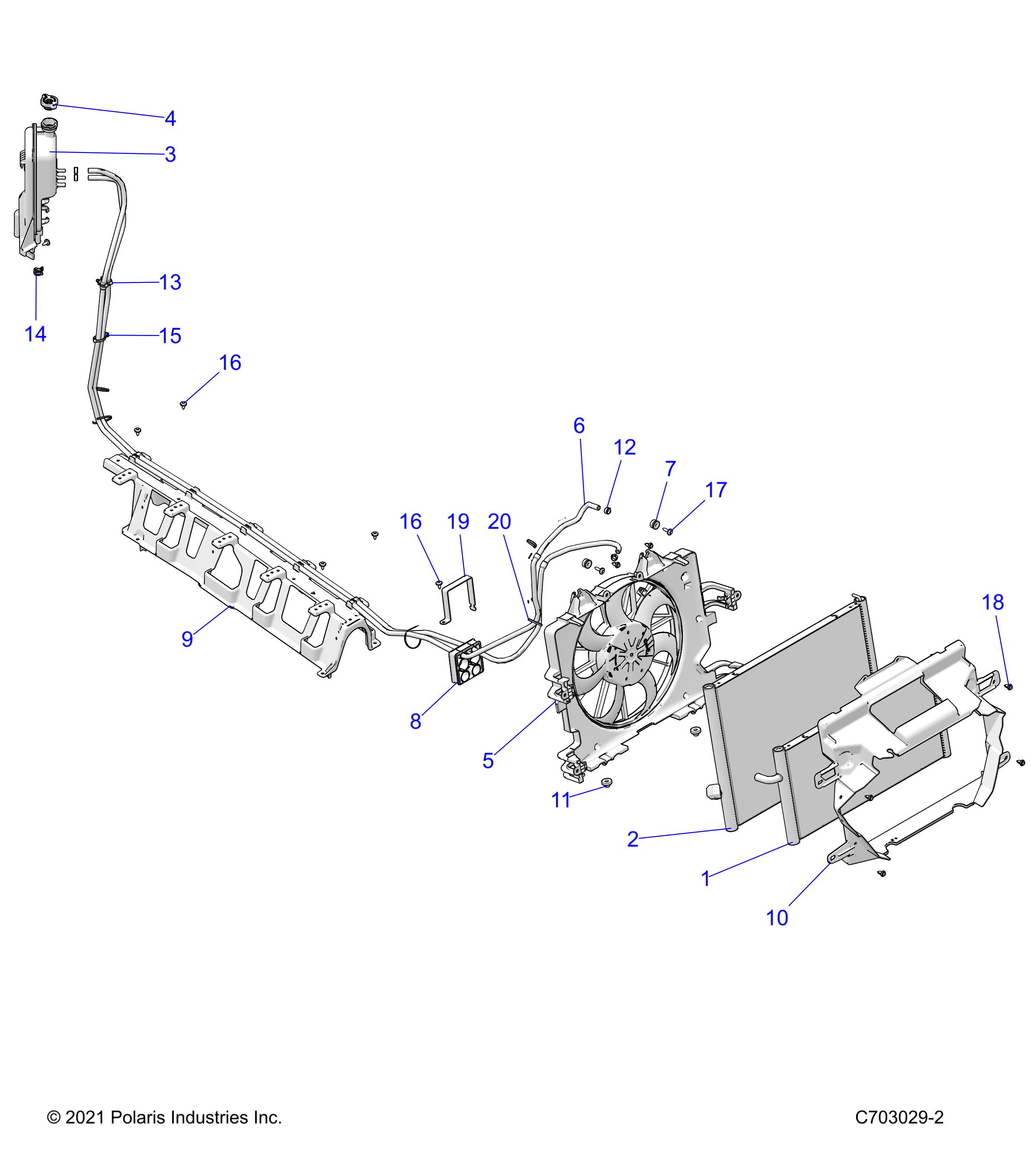 Foto diagrama Polaris que contem a peça 2522134