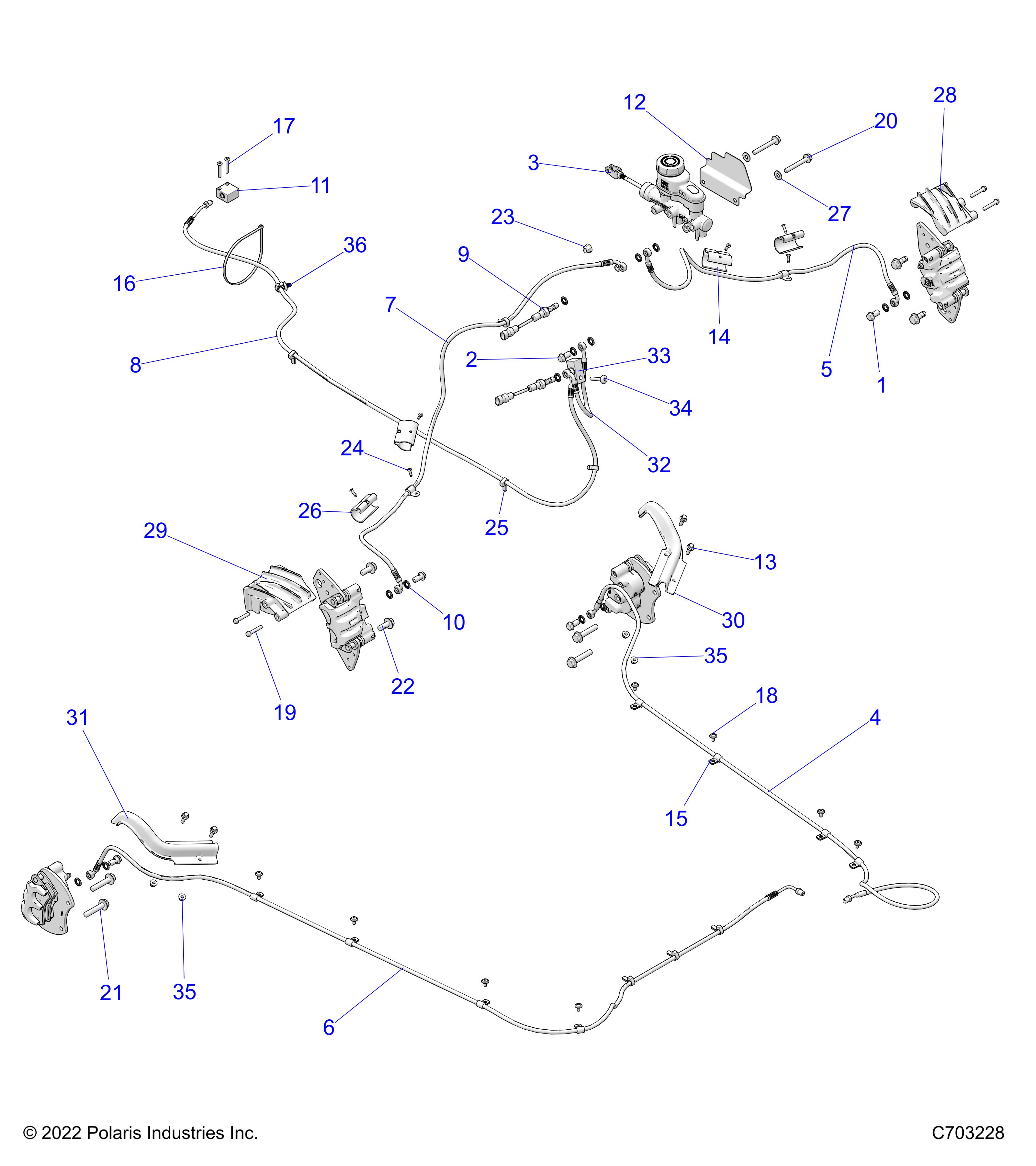 Part Number : 1912063 BRAKE LINE  66.7 IN