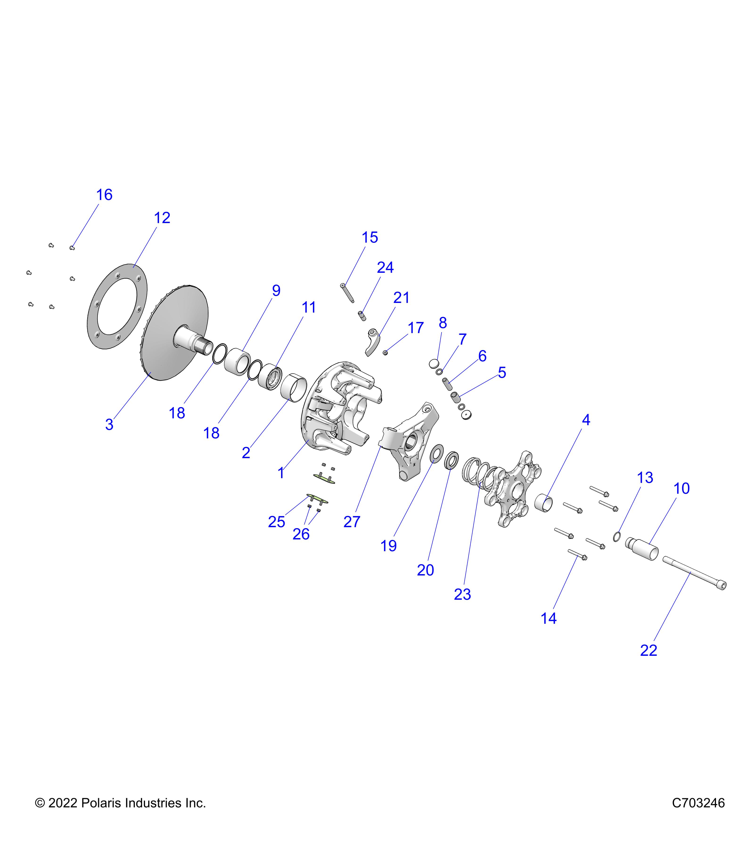 Part Number : 5456312 BUTTON-CLUTCH 24X5.25 SCP