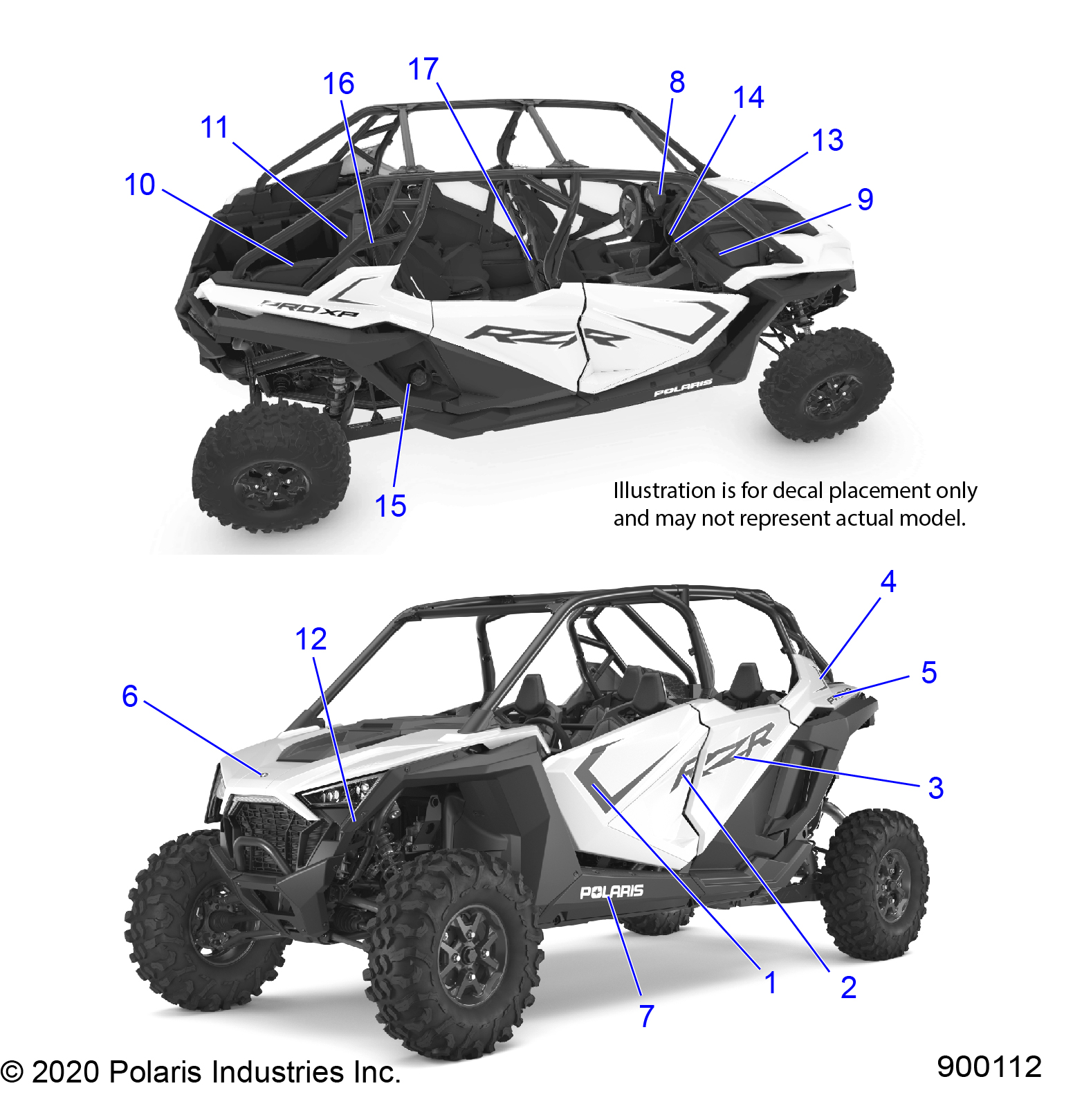 Part Number : 7191252 DECAL-RR.FNDR LWR PROXP RH