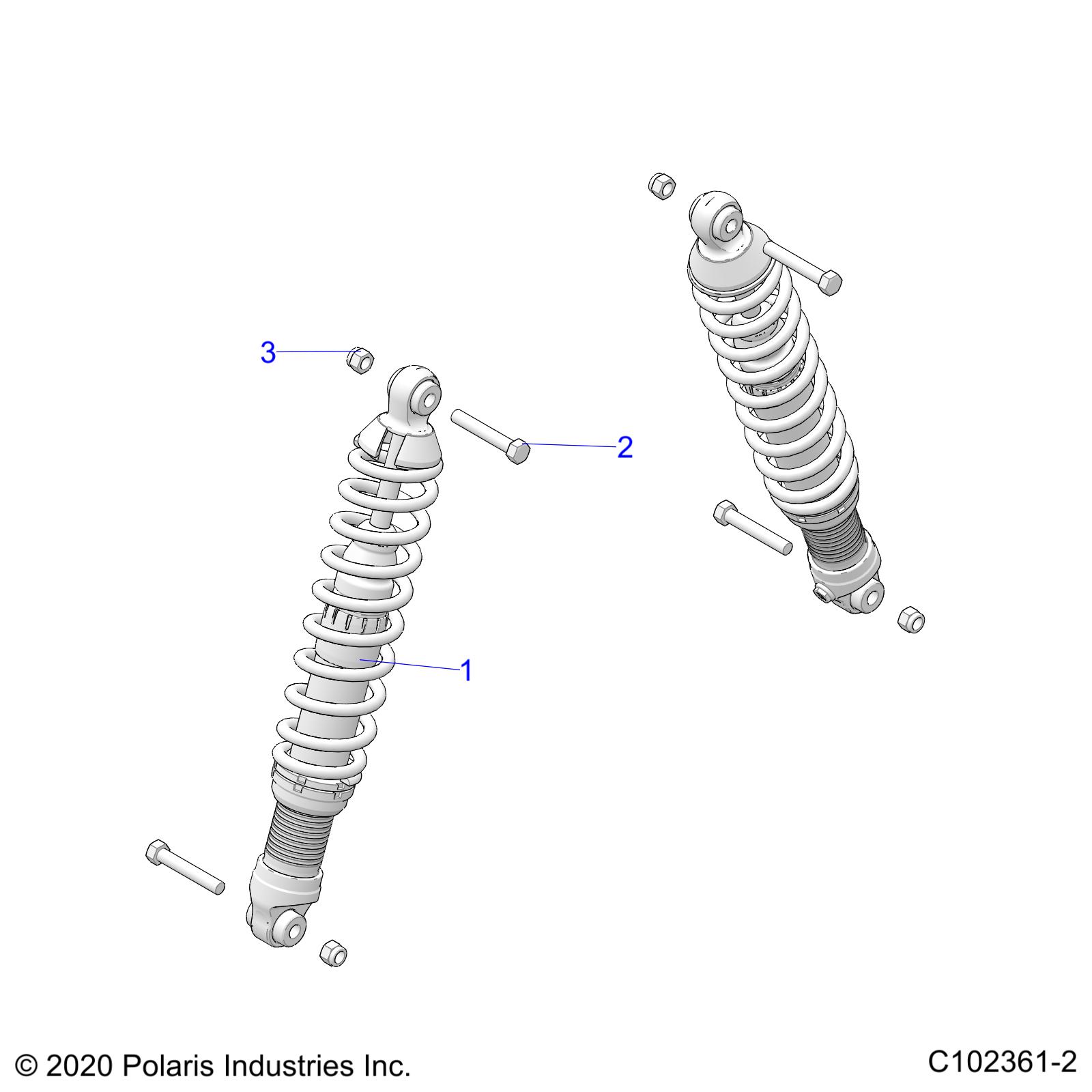 Part Number : 1544182 ASM-SHOCK RR PB739 OHLS YELLOW