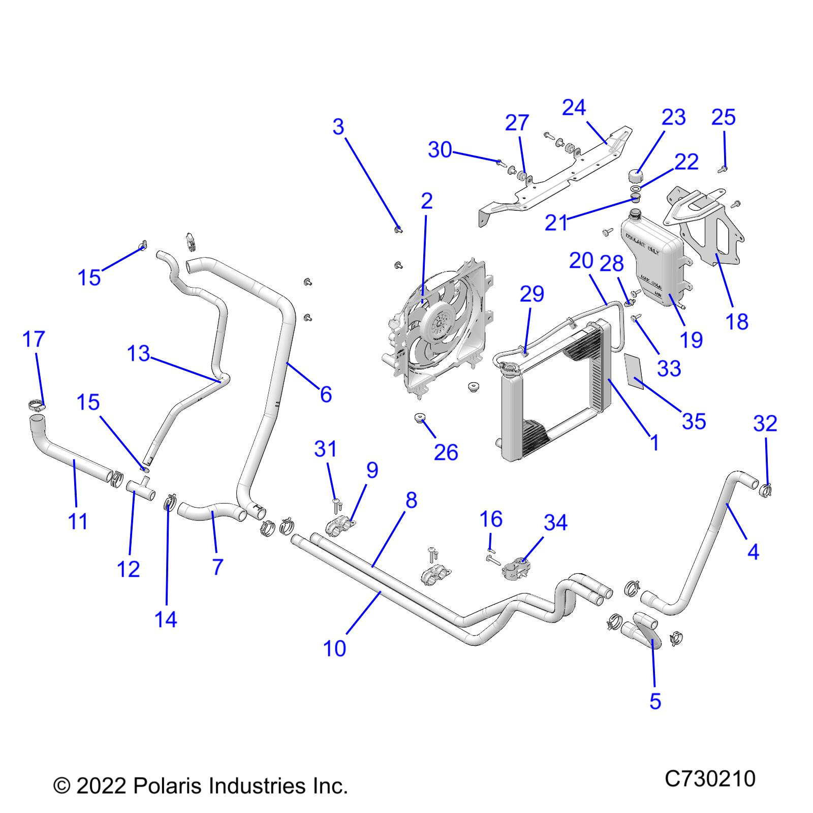 Part Number : 2209415 K-ASM-RADIATOR EU