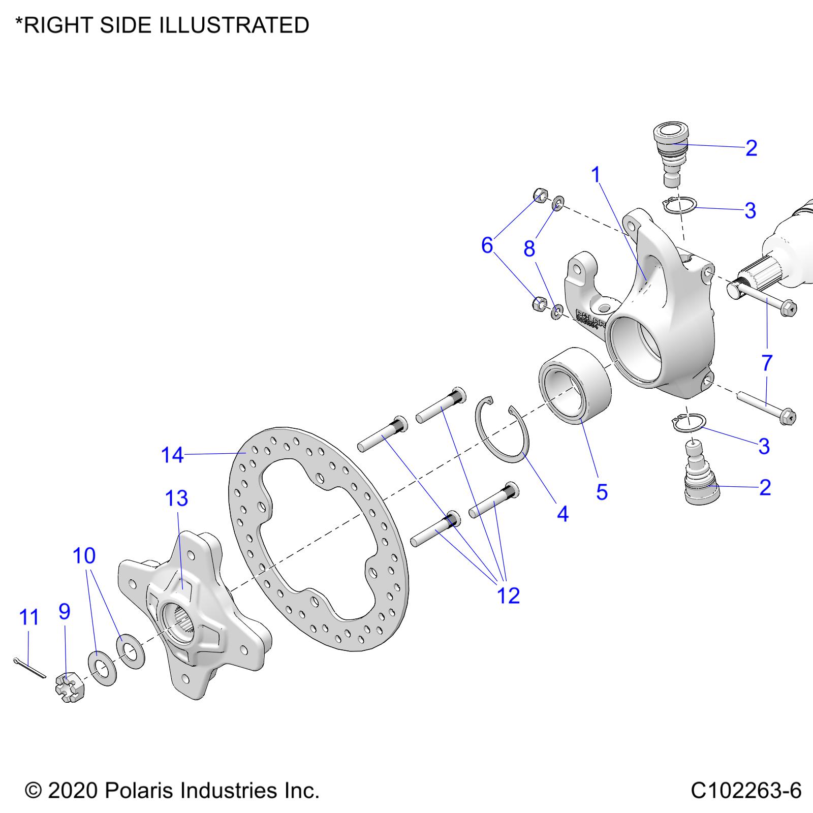 Part Number : 7061220 LOWER ARM BALL JOINT