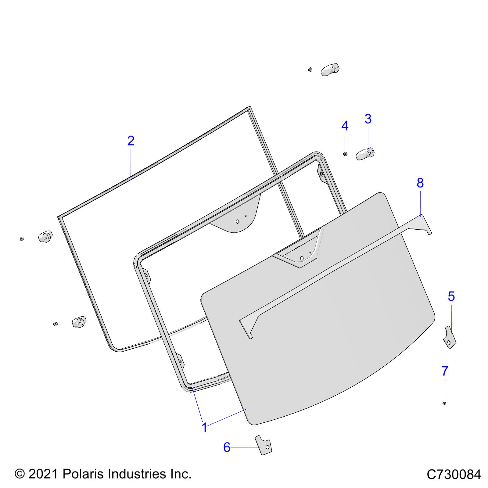 Part Number : 5815053 FOAM-WINDSHIELD PLATE