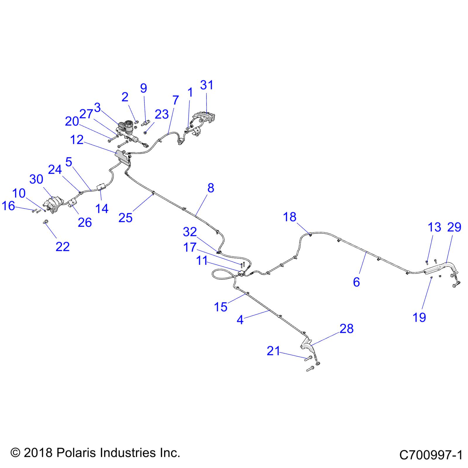 Foto diagrama Polaris que contem a peça 1912165