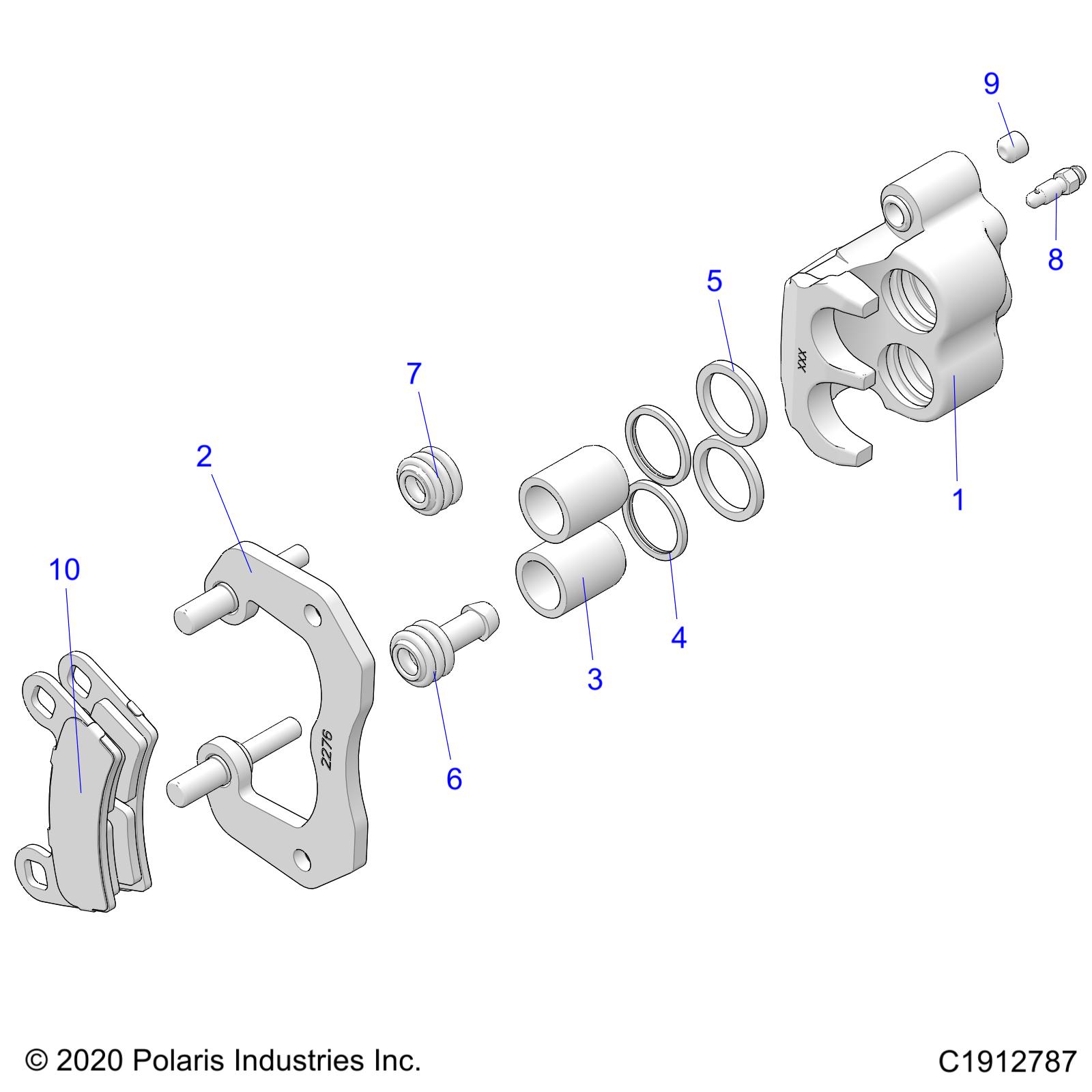 Foto diagrama Polaris que contem a peça 1912787