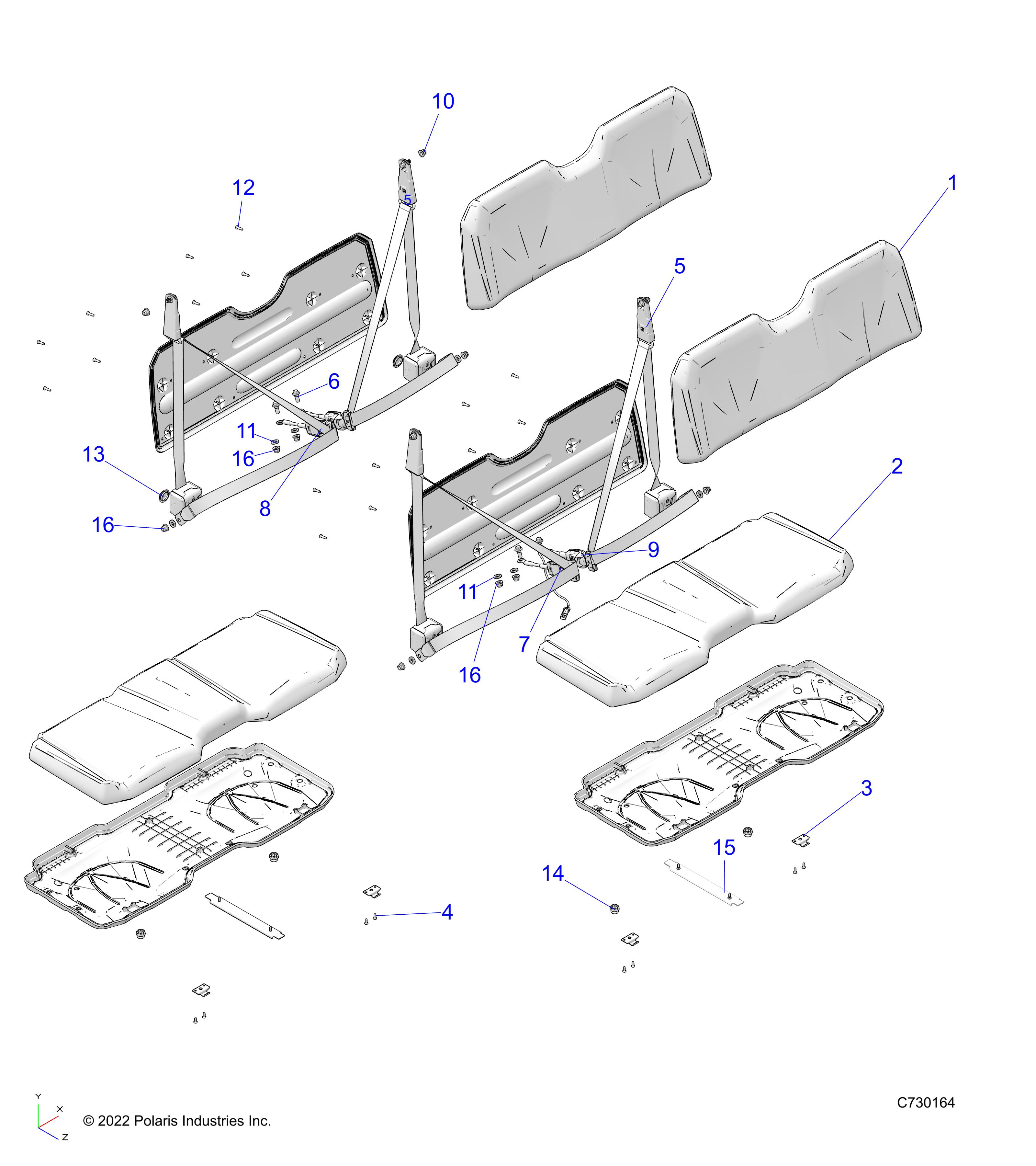 Part Number : 5259064 SEAT HINGE BRACKET