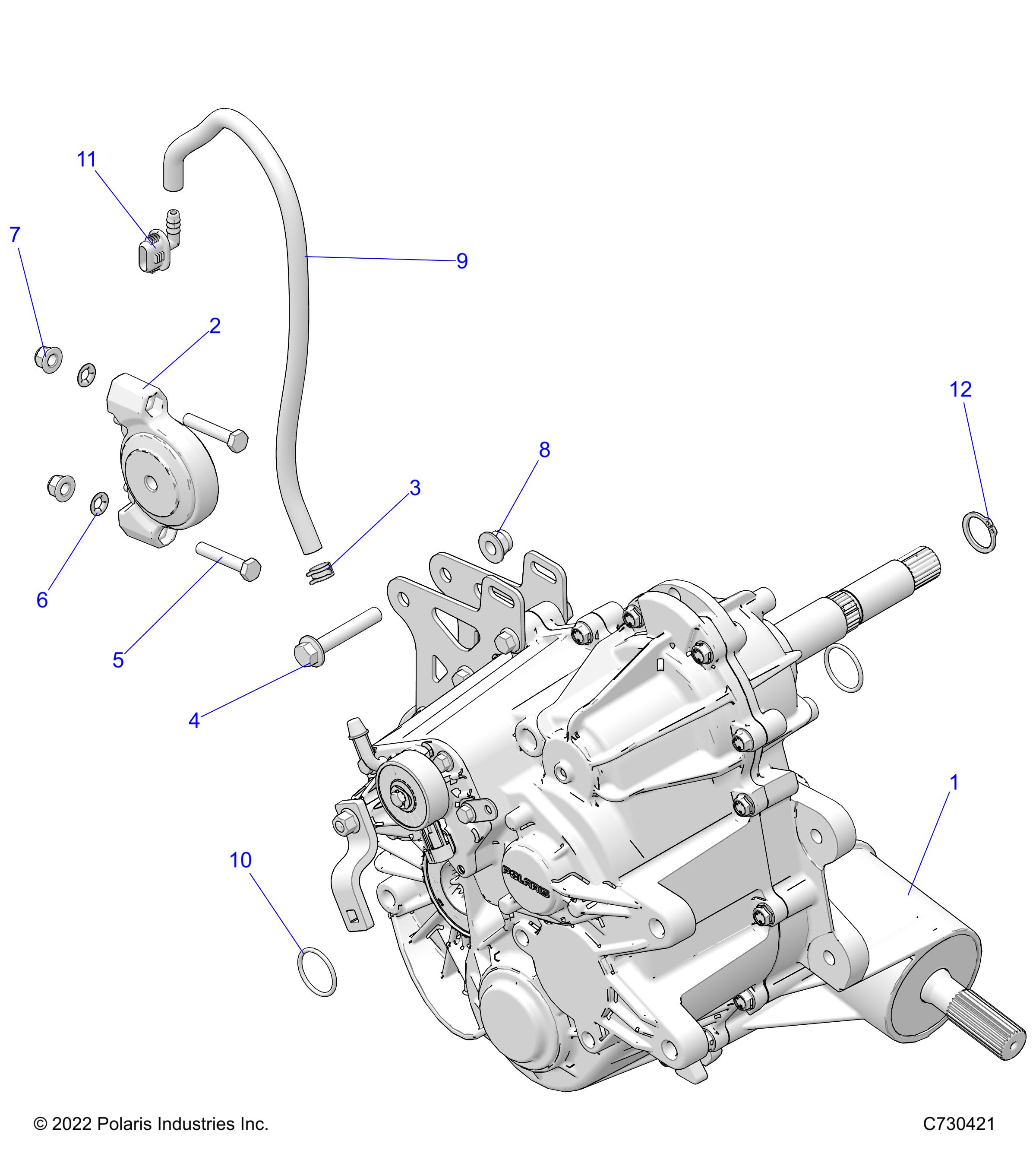 Part Number : 1334612 ASM-GEARCASE MAIN BRAKE HD