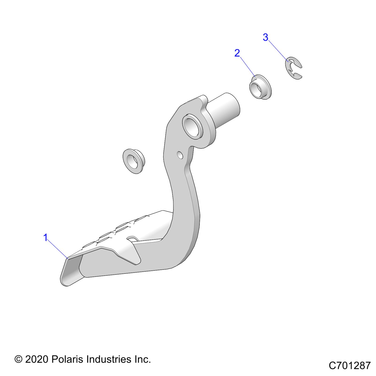 Part Number : 5439274 PEDAL BUSHING PIVOT