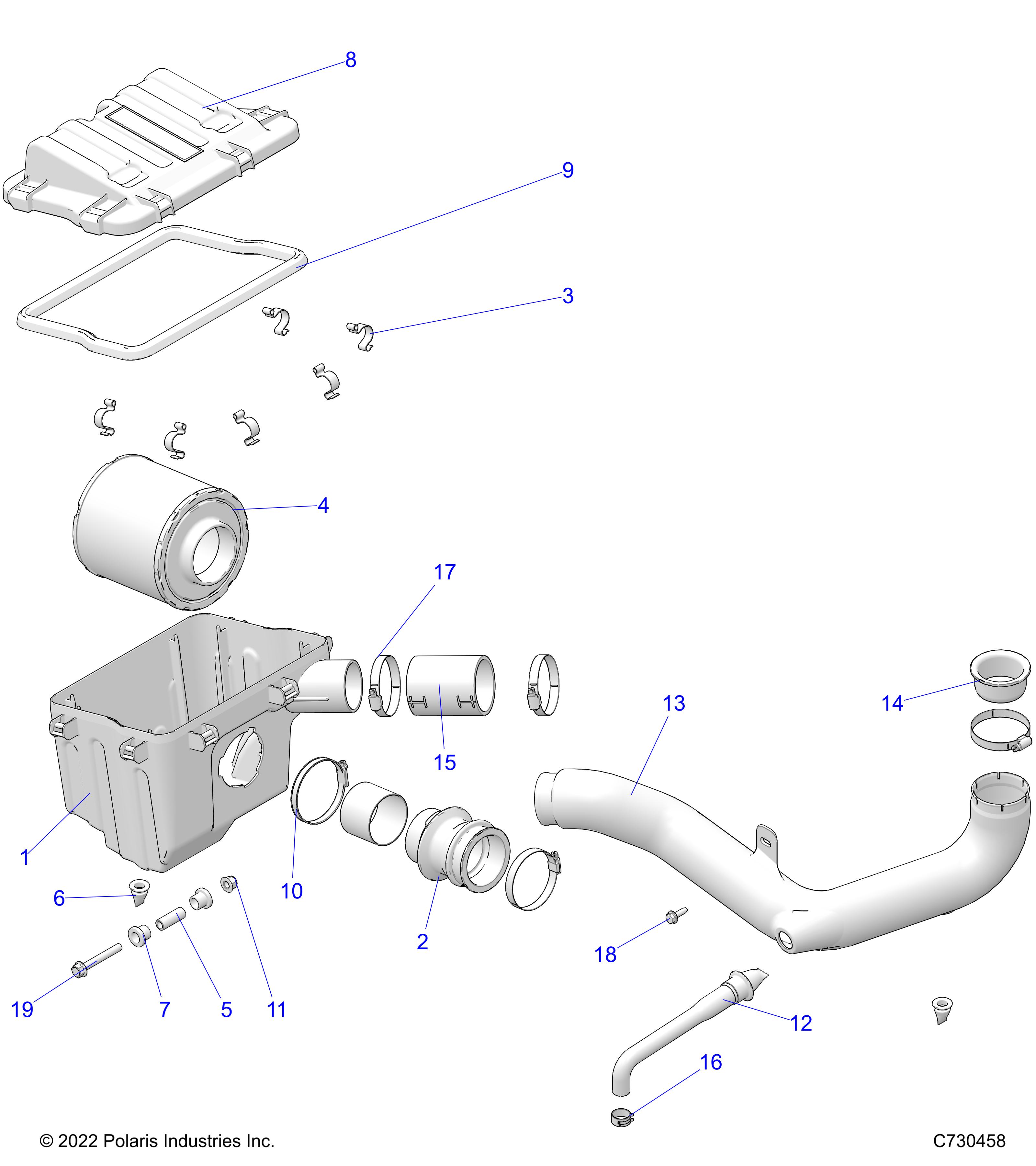 Part Number : 5418319 HOSE- ENGINE  INLET