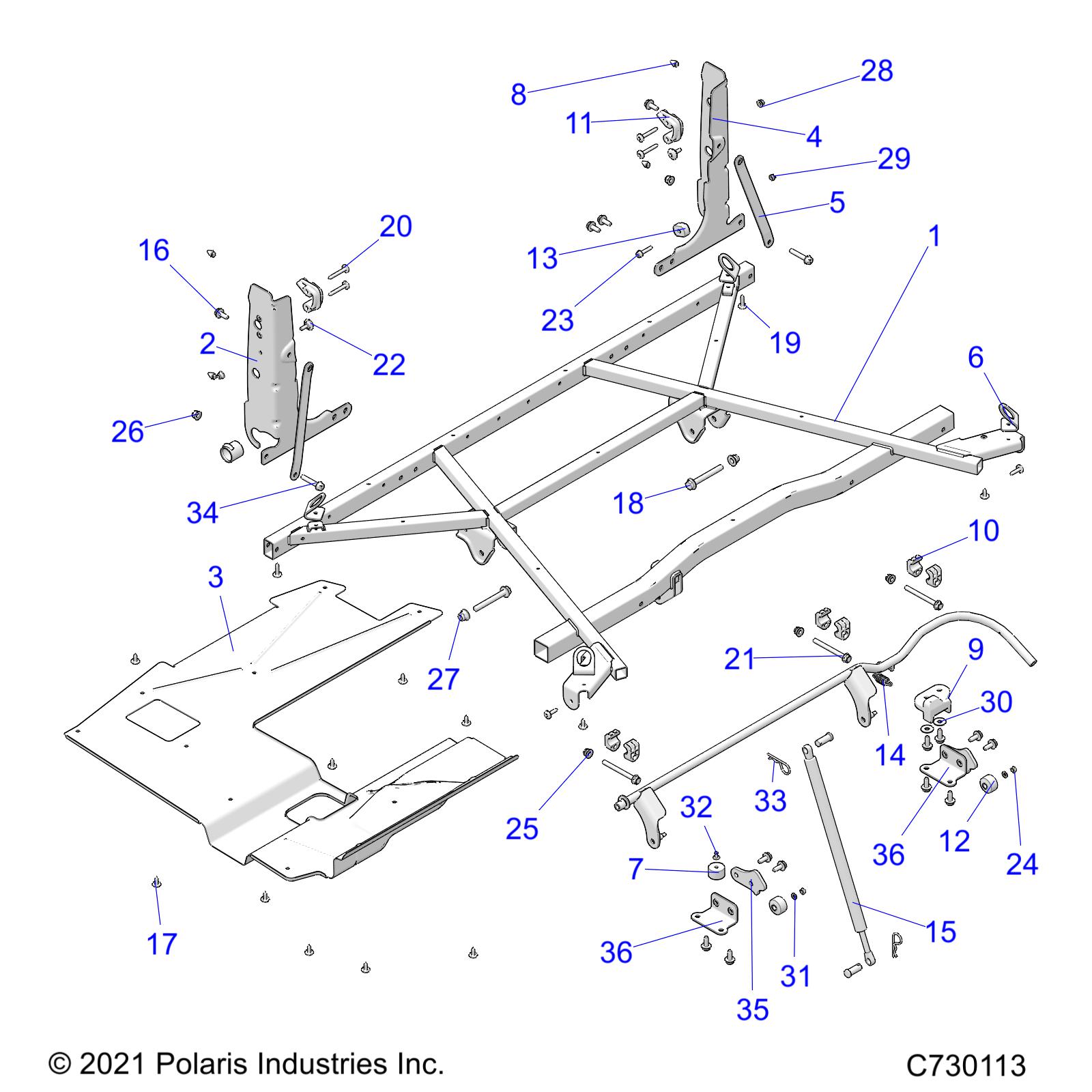 Part Number : 7519363 HEX FLANGE SCREW 10 MM X 1.25