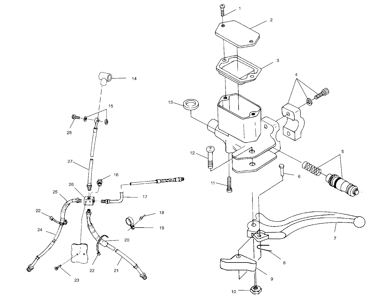 Foto diagrama Polaris que contem a peça 2050078