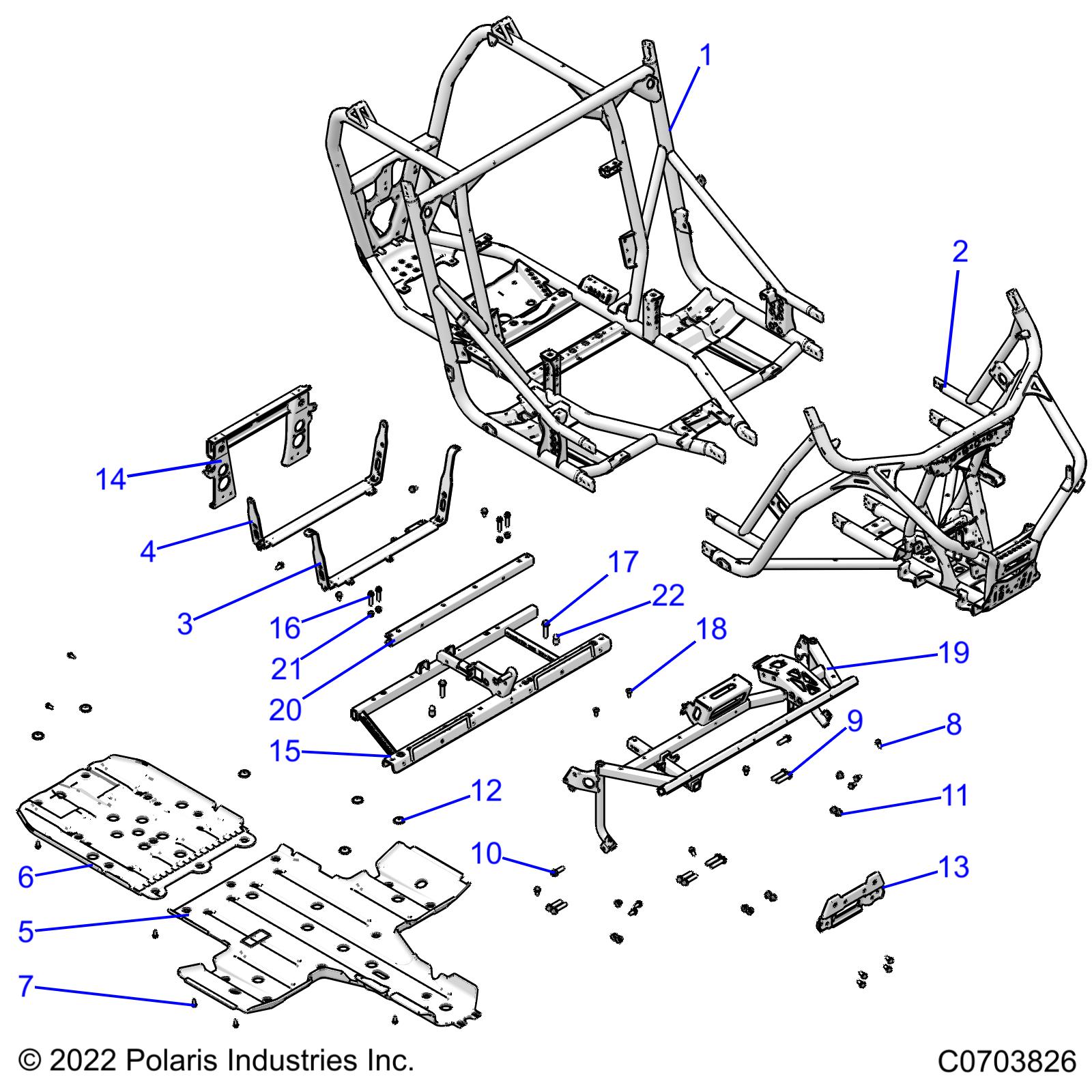 Part Number : 5456432-070 SKID PLATE  GLOSS BLACK