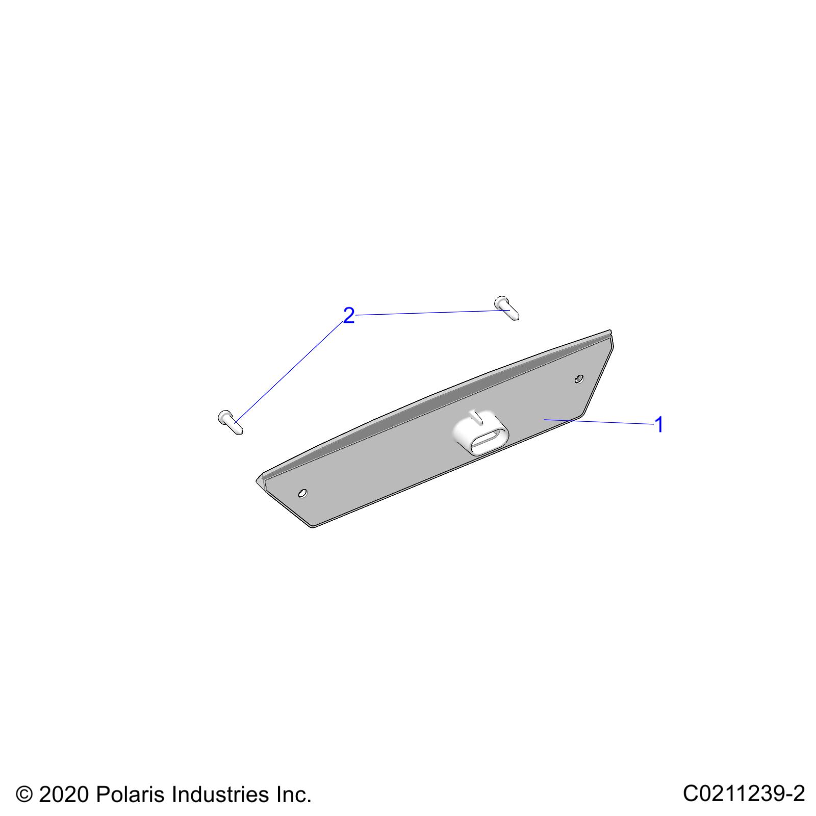 Foto diagrama Polaris que contem a peça 7517790