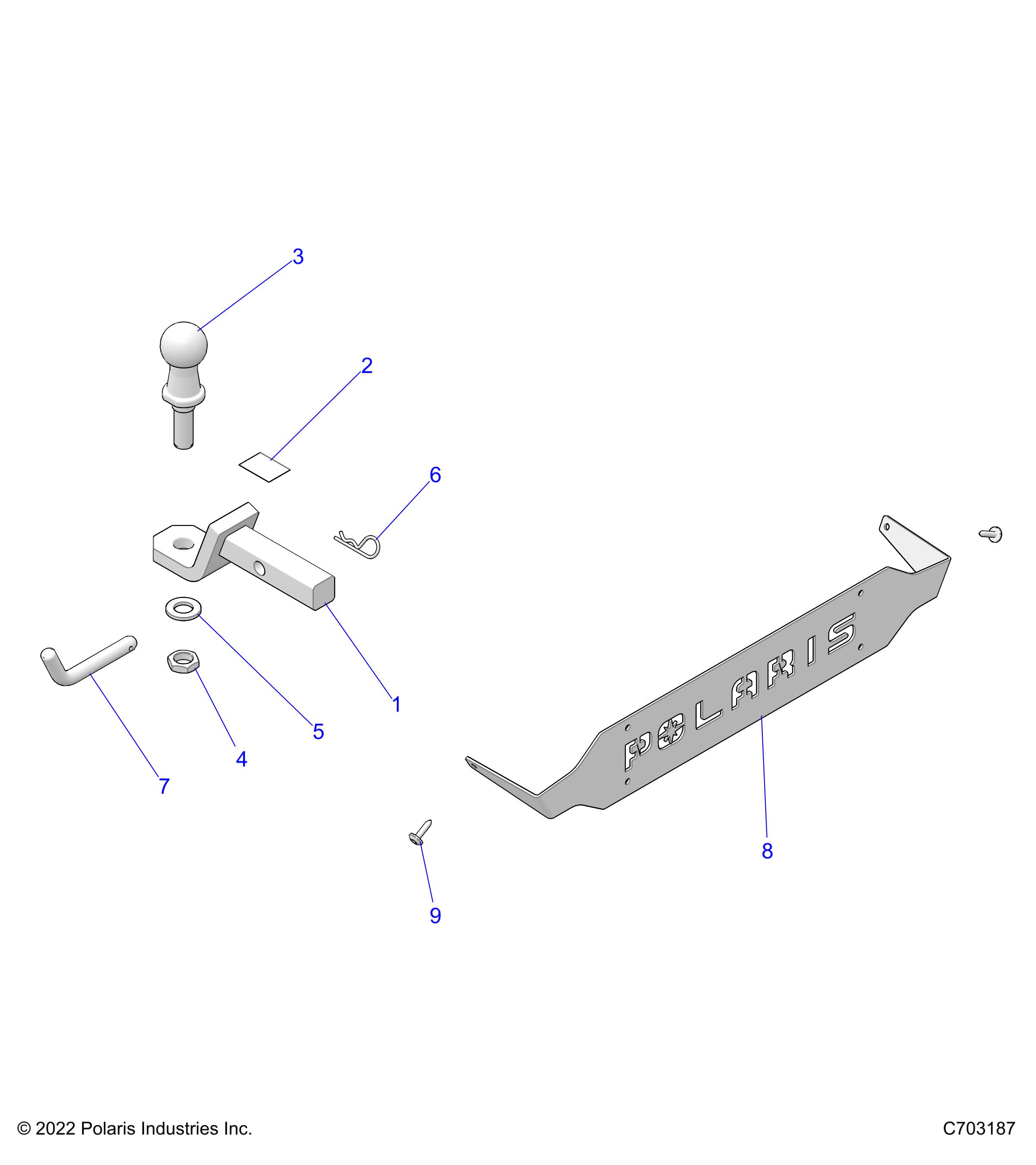 Part Number : 5910571 HITCH-BALL REG 55 ATV TRC/ZUG