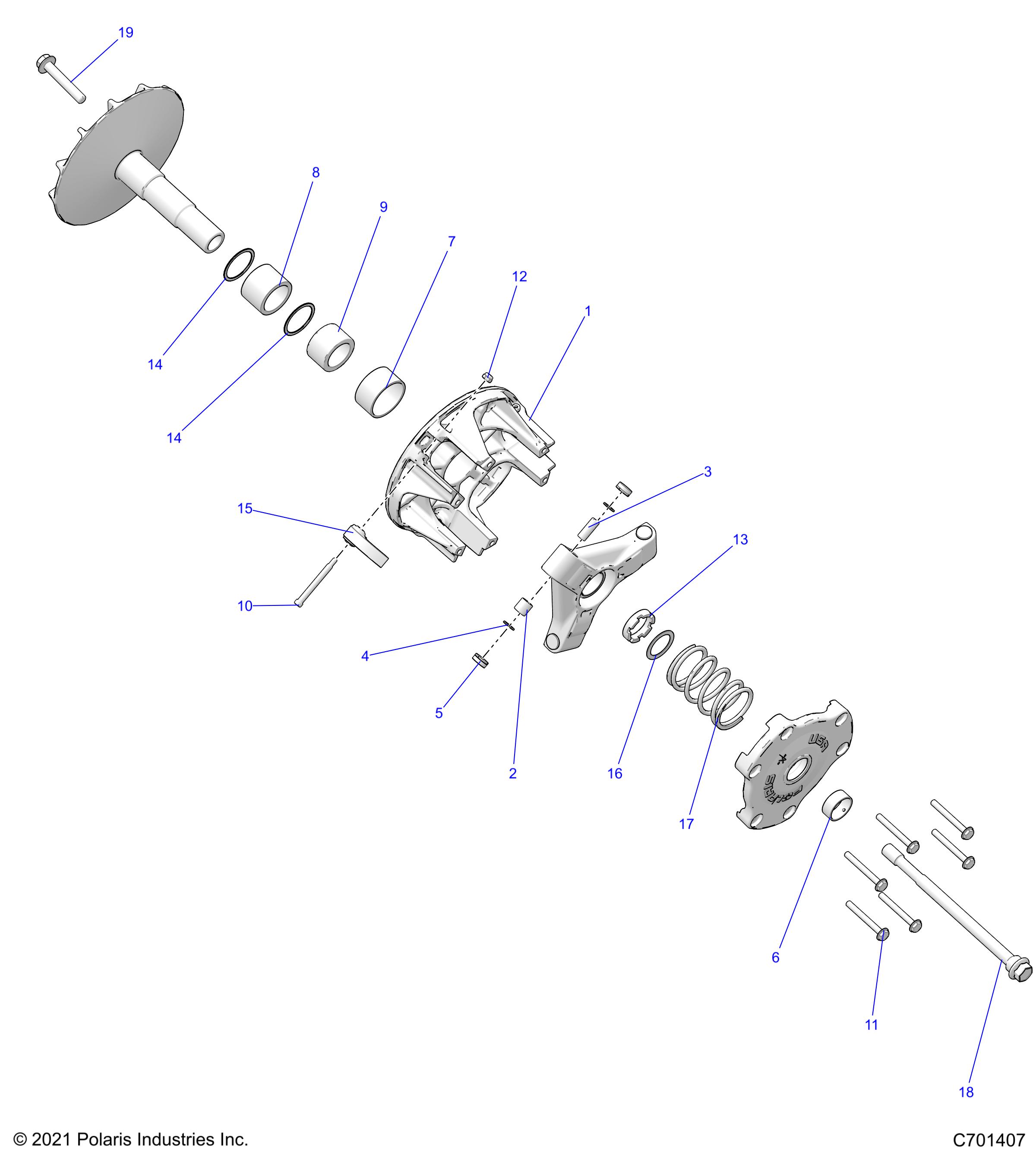 Part Number : 7044504 CLUTCH SPRING