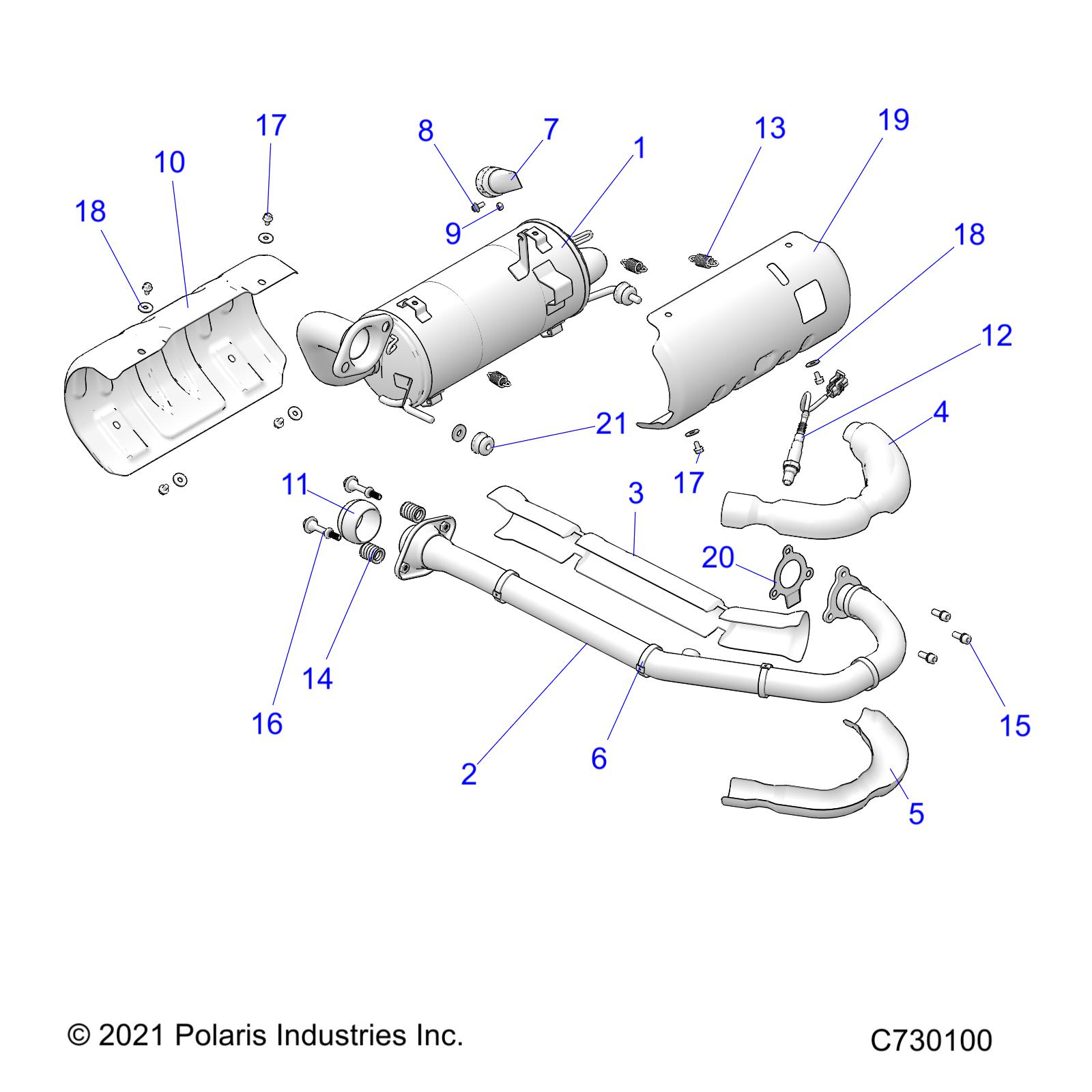 Part Number : 5270302 SHIELD-HEAT SILENCER