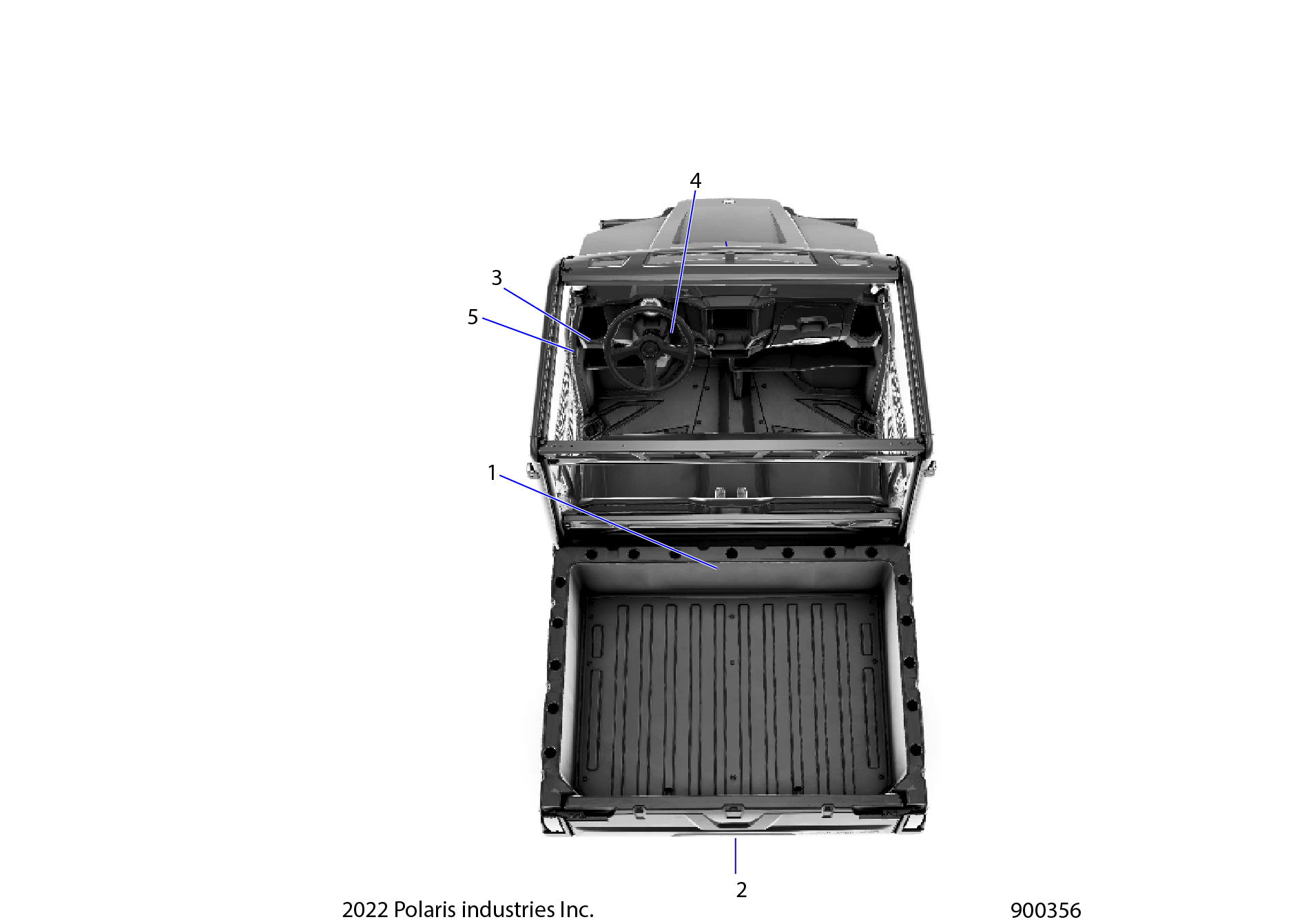 Foto diagrama Polaris que contem a peça 7183794