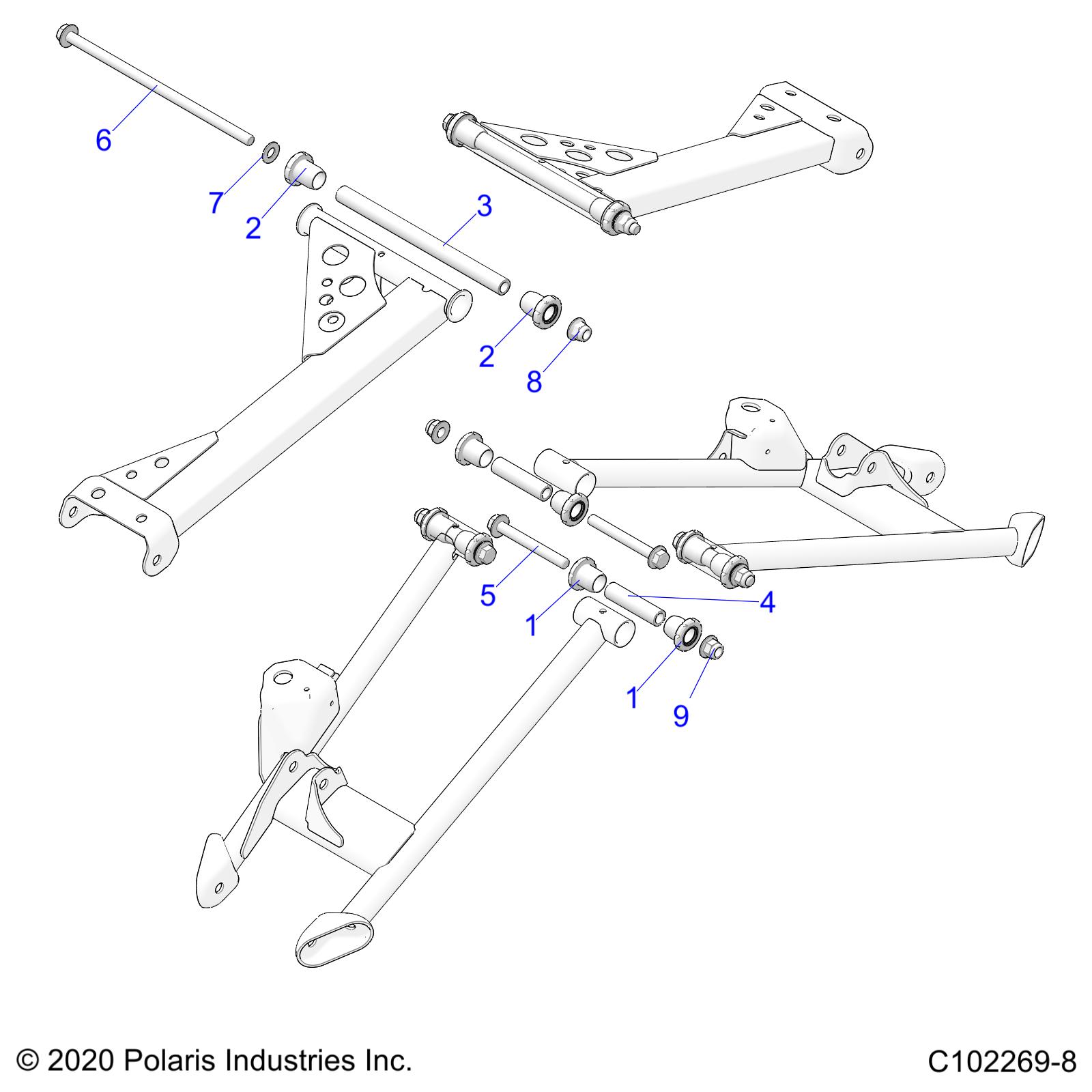 Part Number : 5137346 A-ARM SHAFT