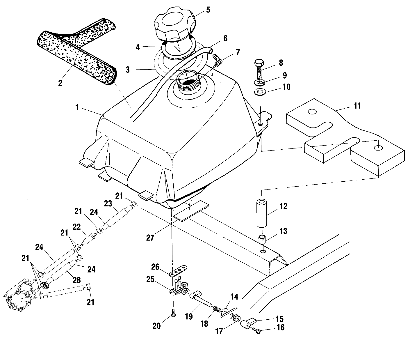 Foto diagrama Polaris que contem a peça 2511342