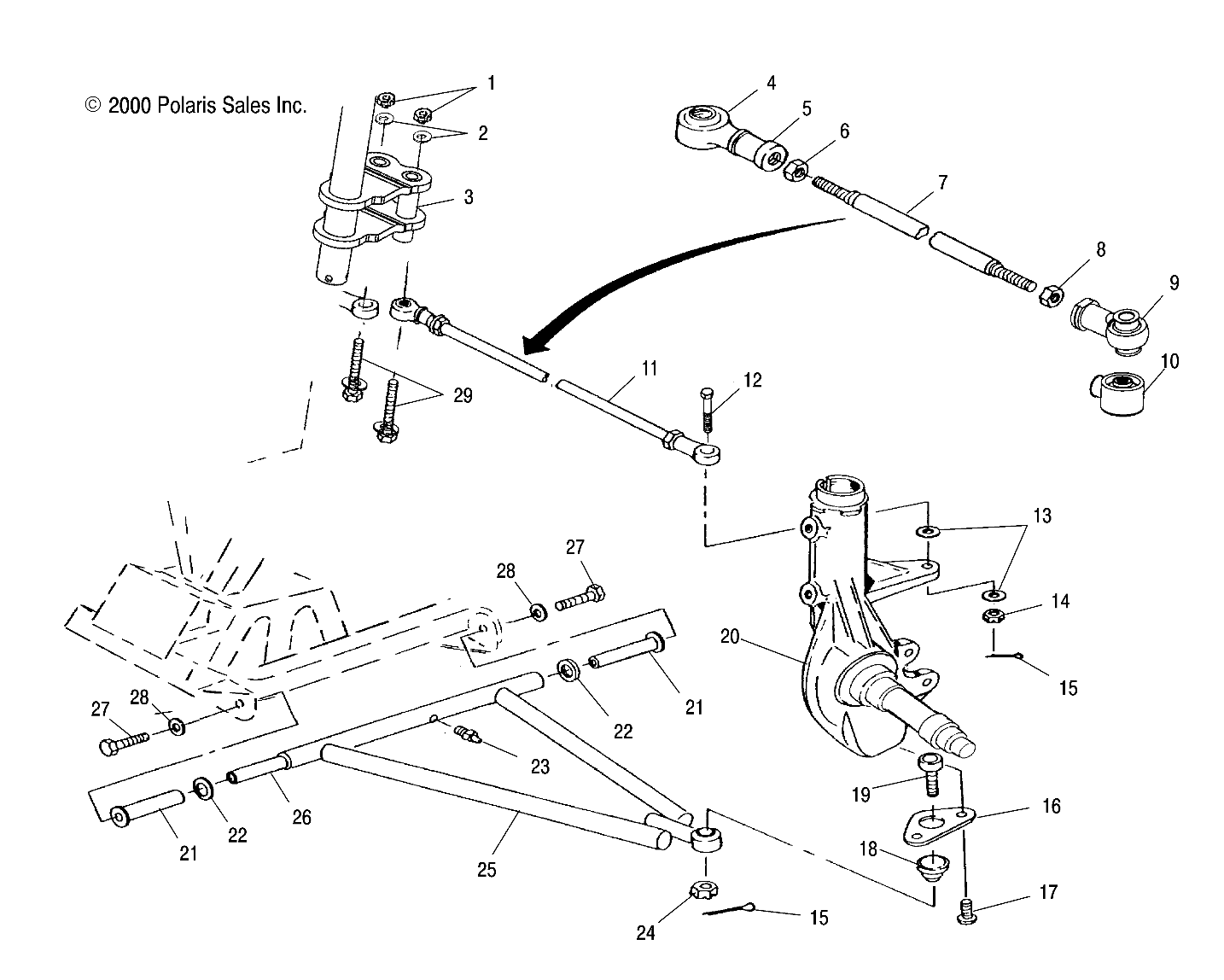 Part Number : 7517930 BOLT-3/8-24X4 HX SEM/Y .86D