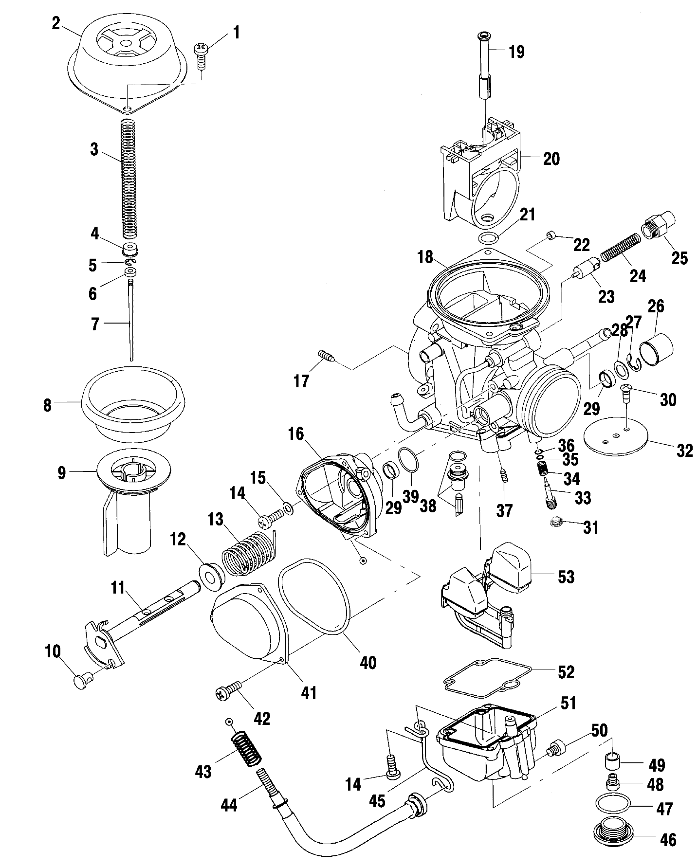 Foto diagrama Polaris que contem a peça 3130905